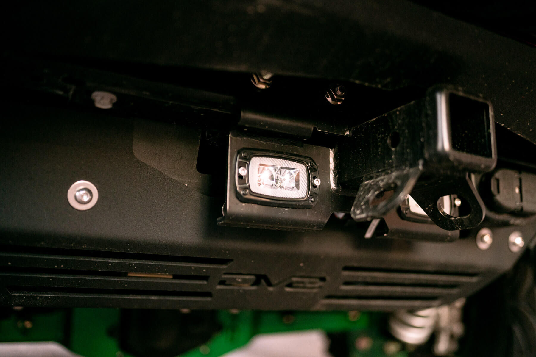 2007-2022 Jeep Wrangler (Jk/Jl) Bolt-On Hitch With Lights by DV8 Off-Road