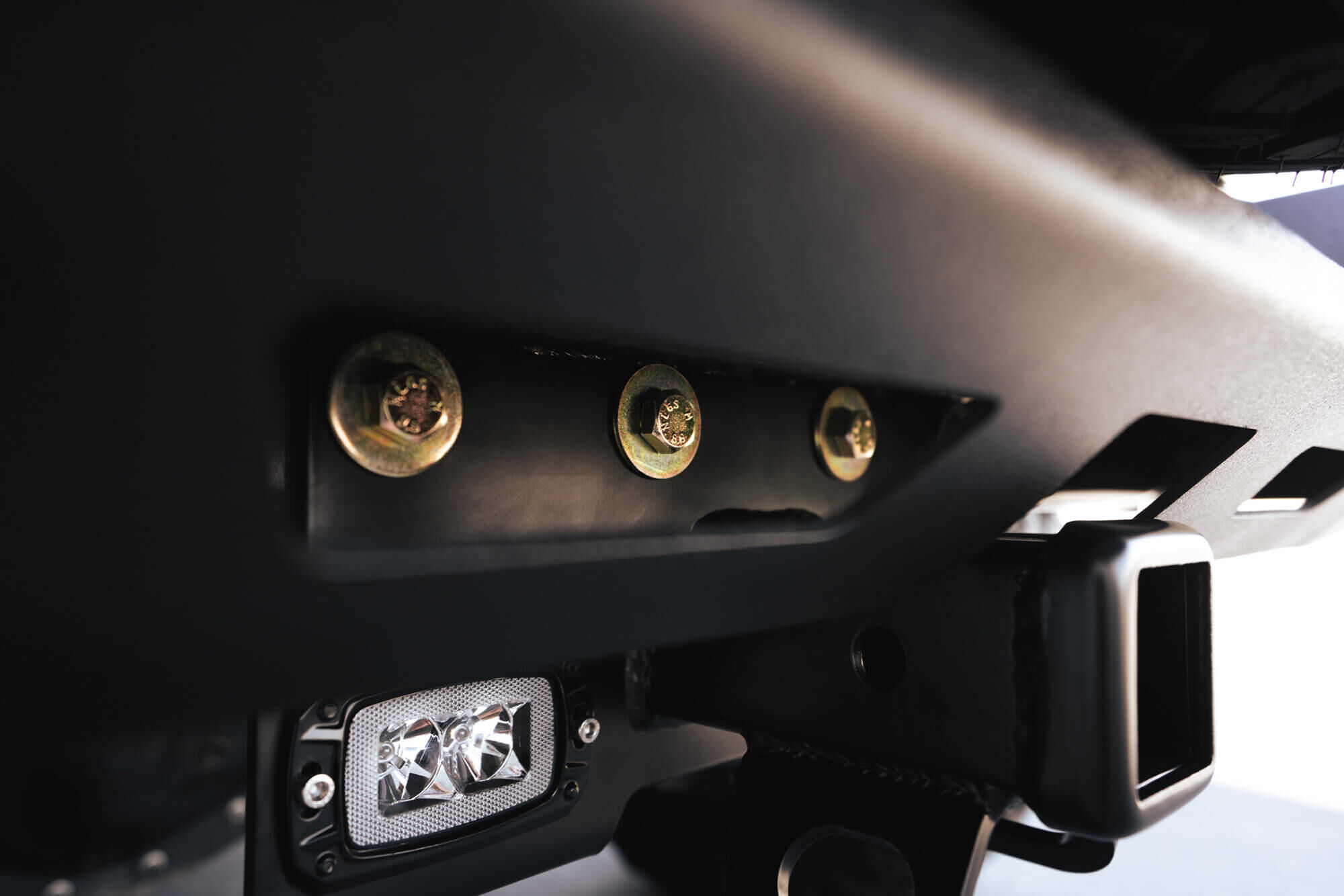 2007-2022 Jeep Wrangler (Jk/Jl) Bolt-On Hitch With Lights by DV8 Off-Road