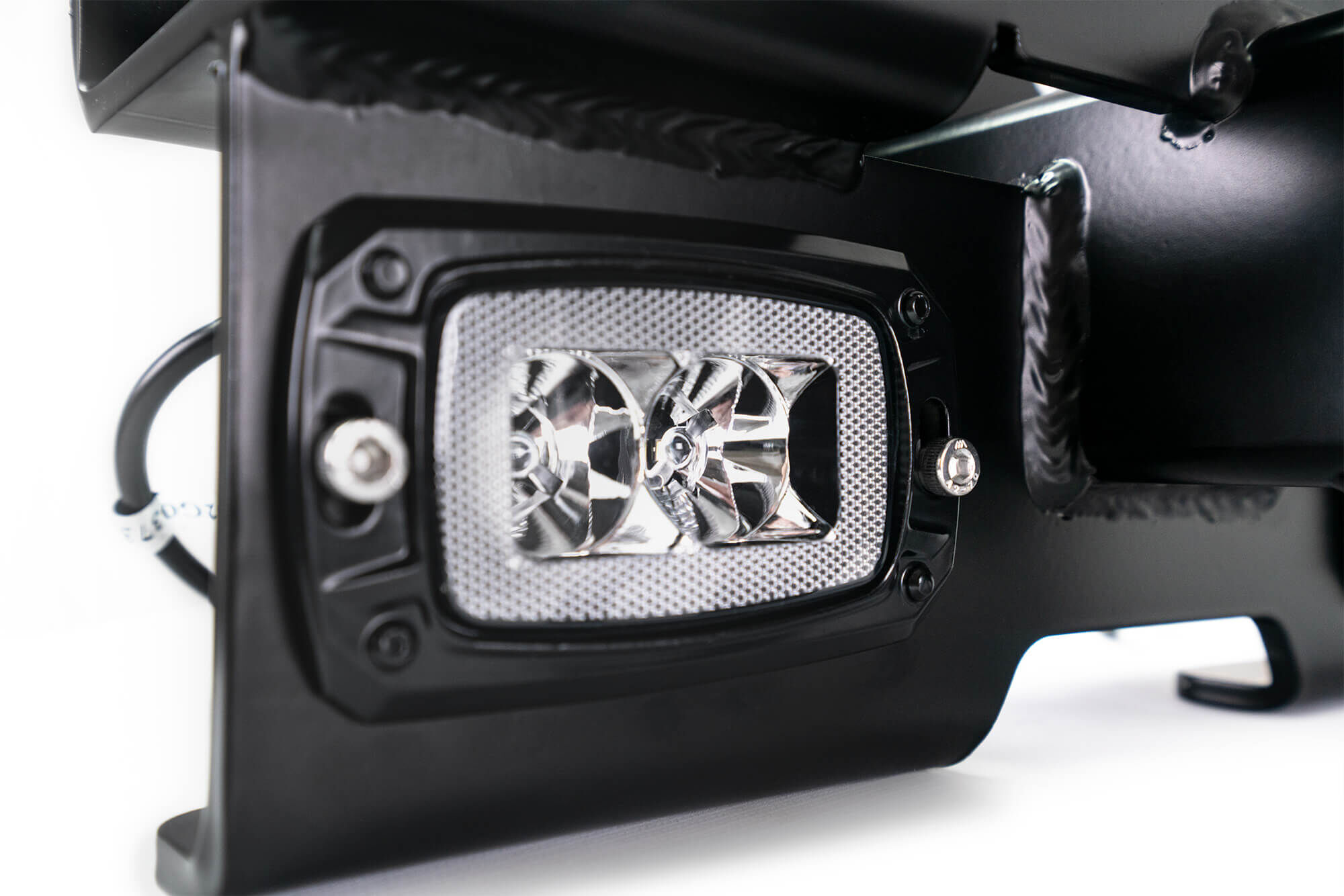 2007-2022 Jeep Wrangler (Jk/Jl) Bolt-On Hitch With Lights by DV8 Off-Road