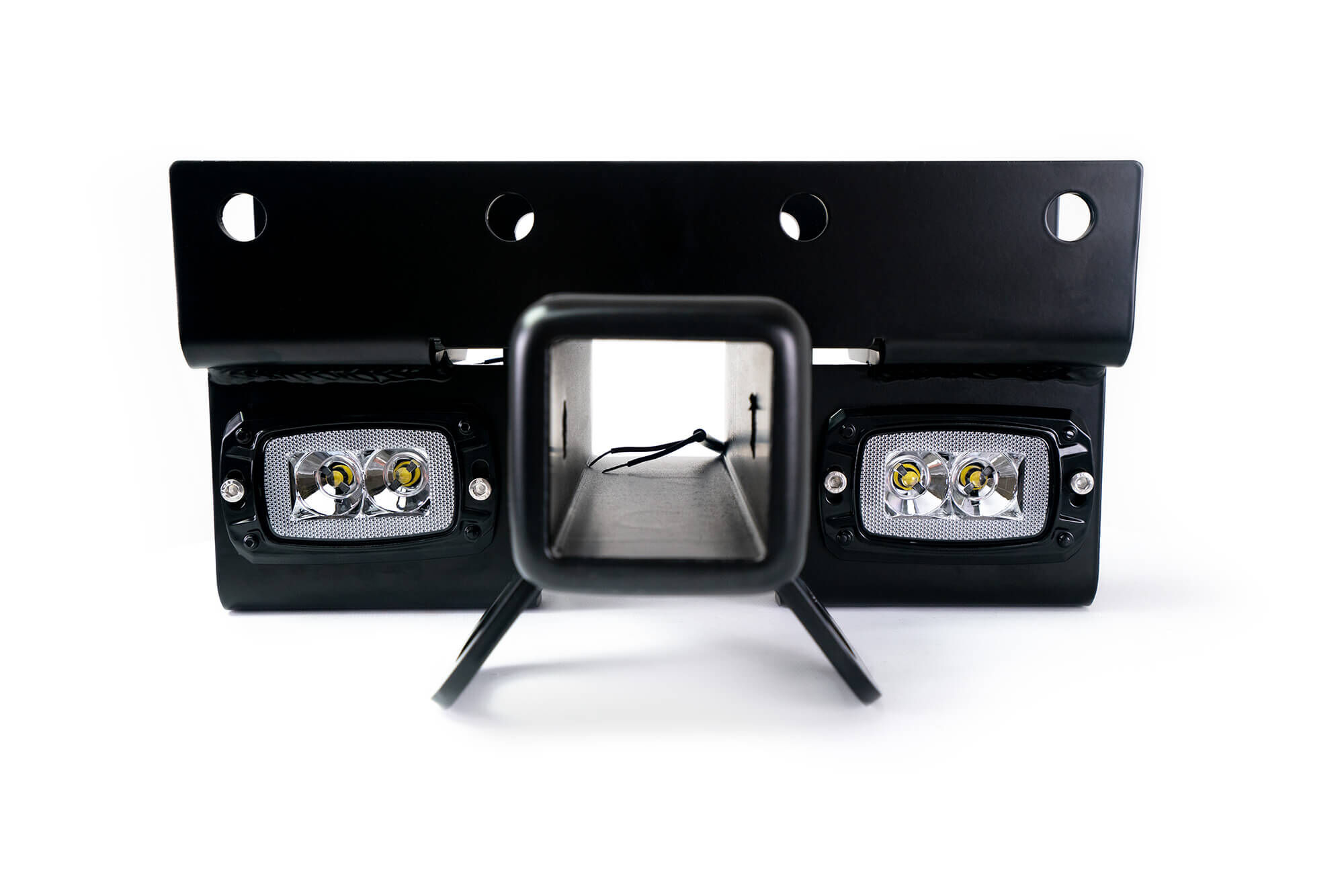 2007-2022 Jeep Wrangler (Jk/Jl) Bolt-On Hitch With Lights by DV8 Off-Road - AHJP-01
