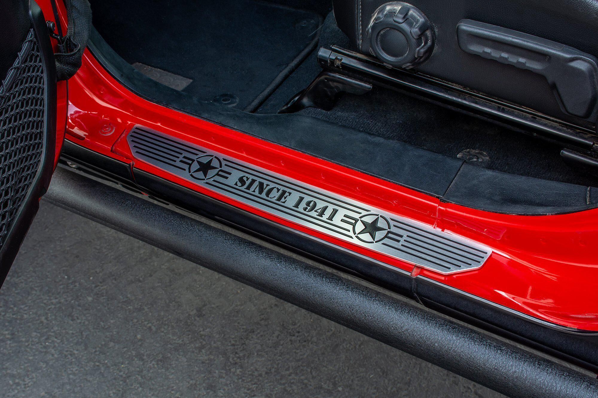 2018-2022 Jeep Wrangler JL & 2020-2022 JT Sill Plates Front by DV8 Off-Road