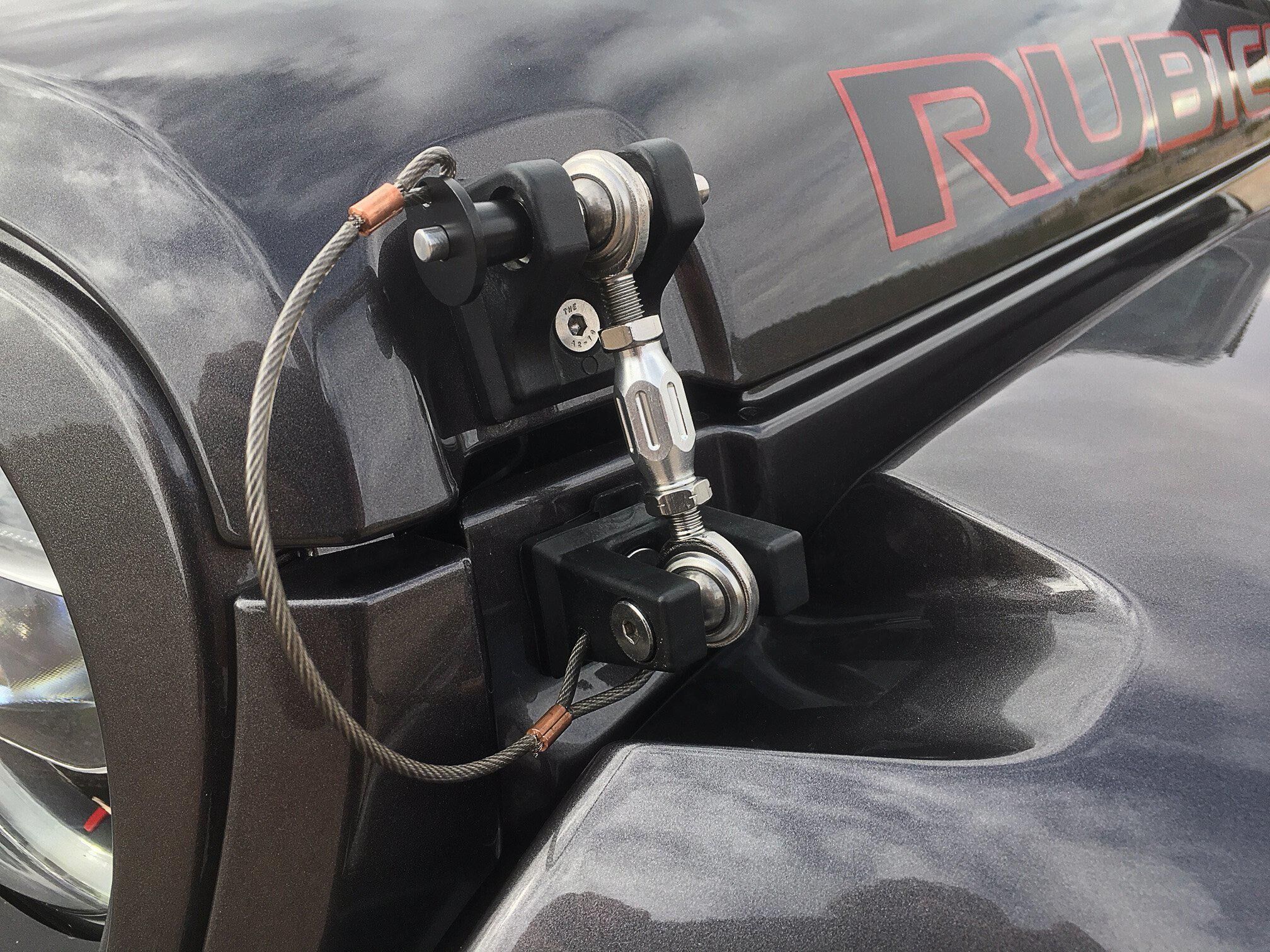 2018-2022 Jeep Wrangler JL & 2020-2022 JT Hood Hold Down by DV8 Off-Road
