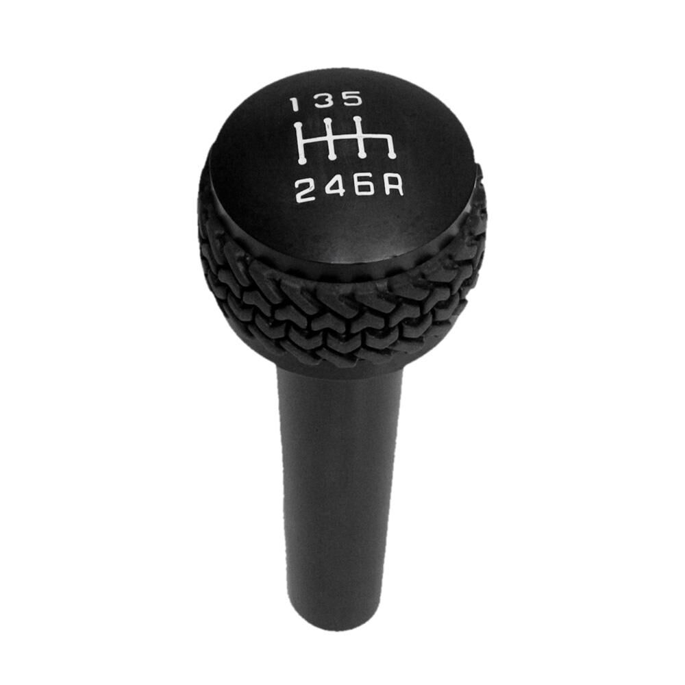 2005-2006 Jeep TJ & 2007-2010 JK 6-Speed Shift Knob Black by DV8 Off-Road - D-JP-180012-BK