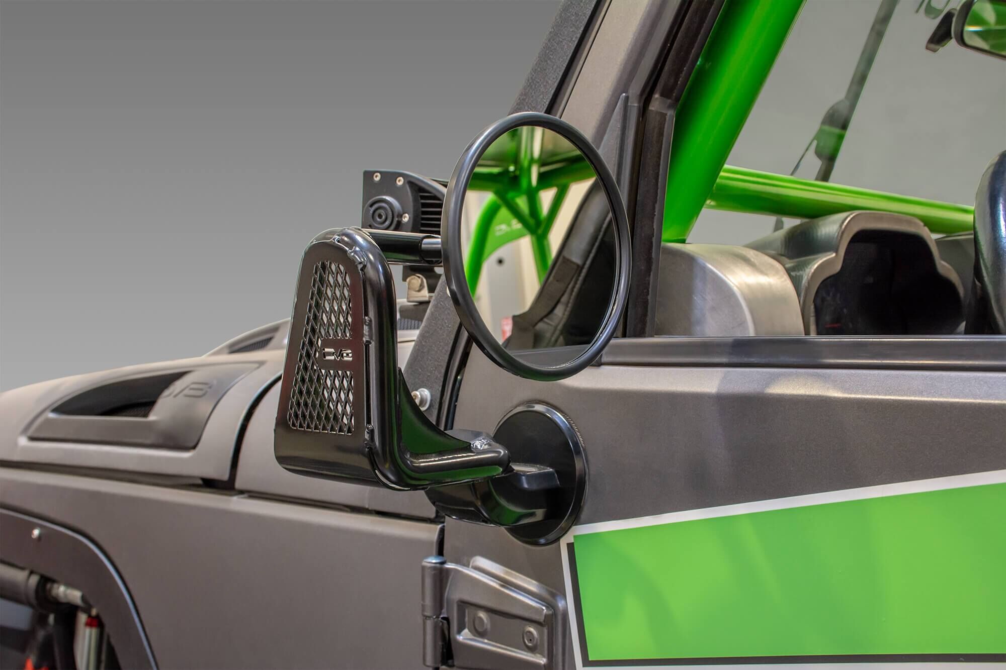 2007-2018 Jeep Wrangler JK Tubular Mirrors by DV8 Off-Road