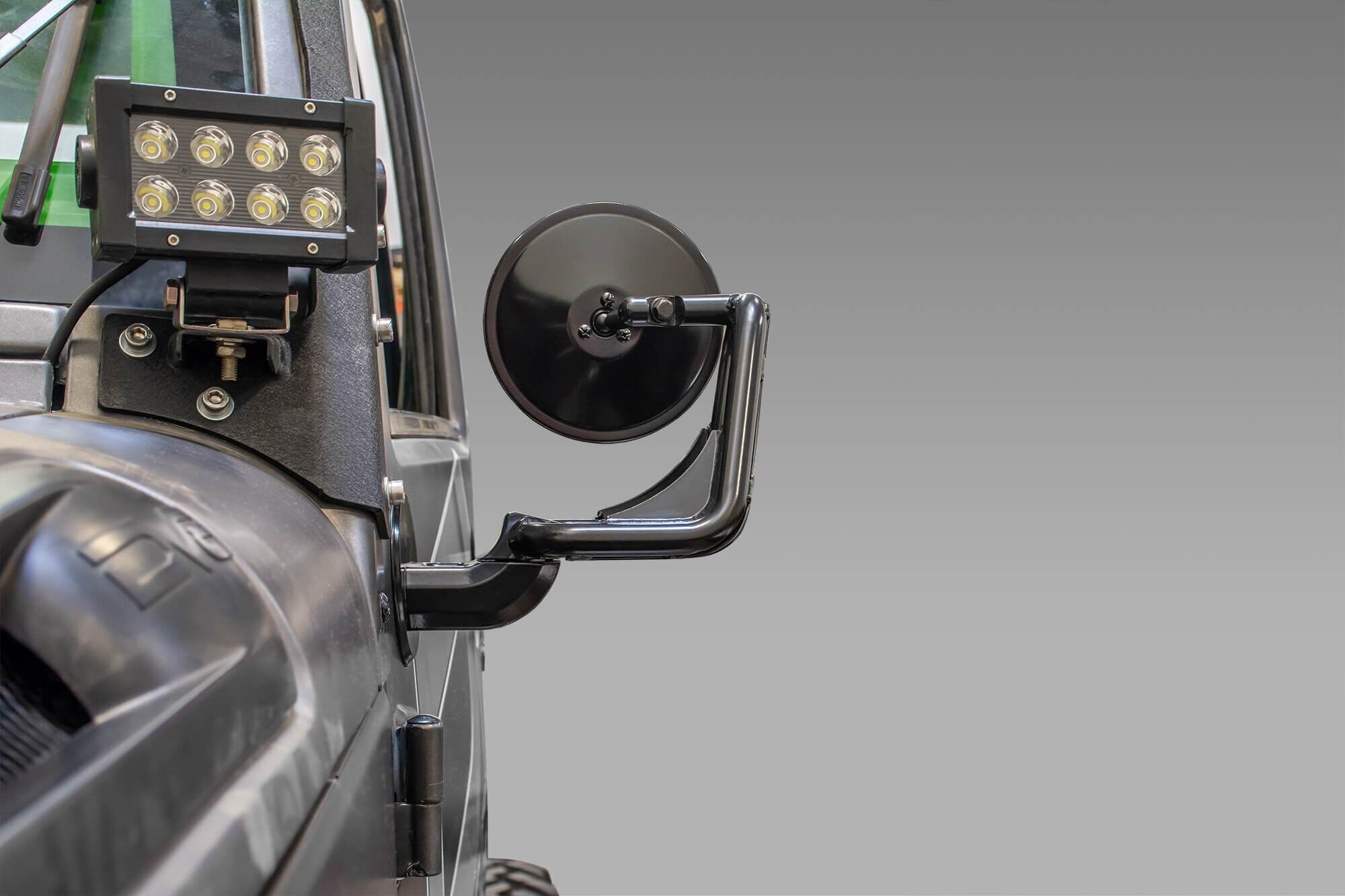 2007-2018 Jeep Wrangler JK Tubular Mirrors by DV8 Off-Road