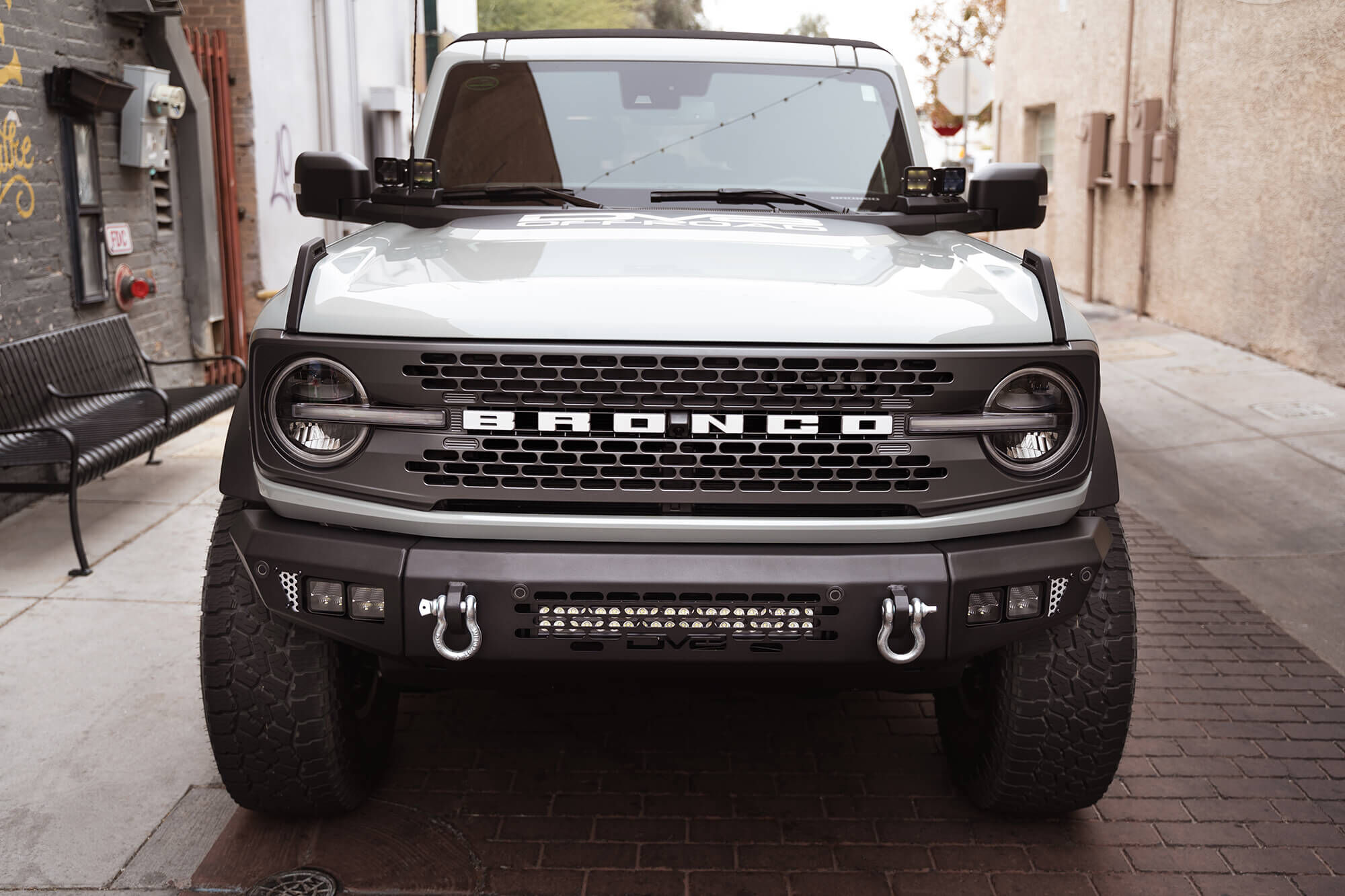 2021-2022 Ford Bronco Oe Plus Series Front Bumper by DV8 Off-Road