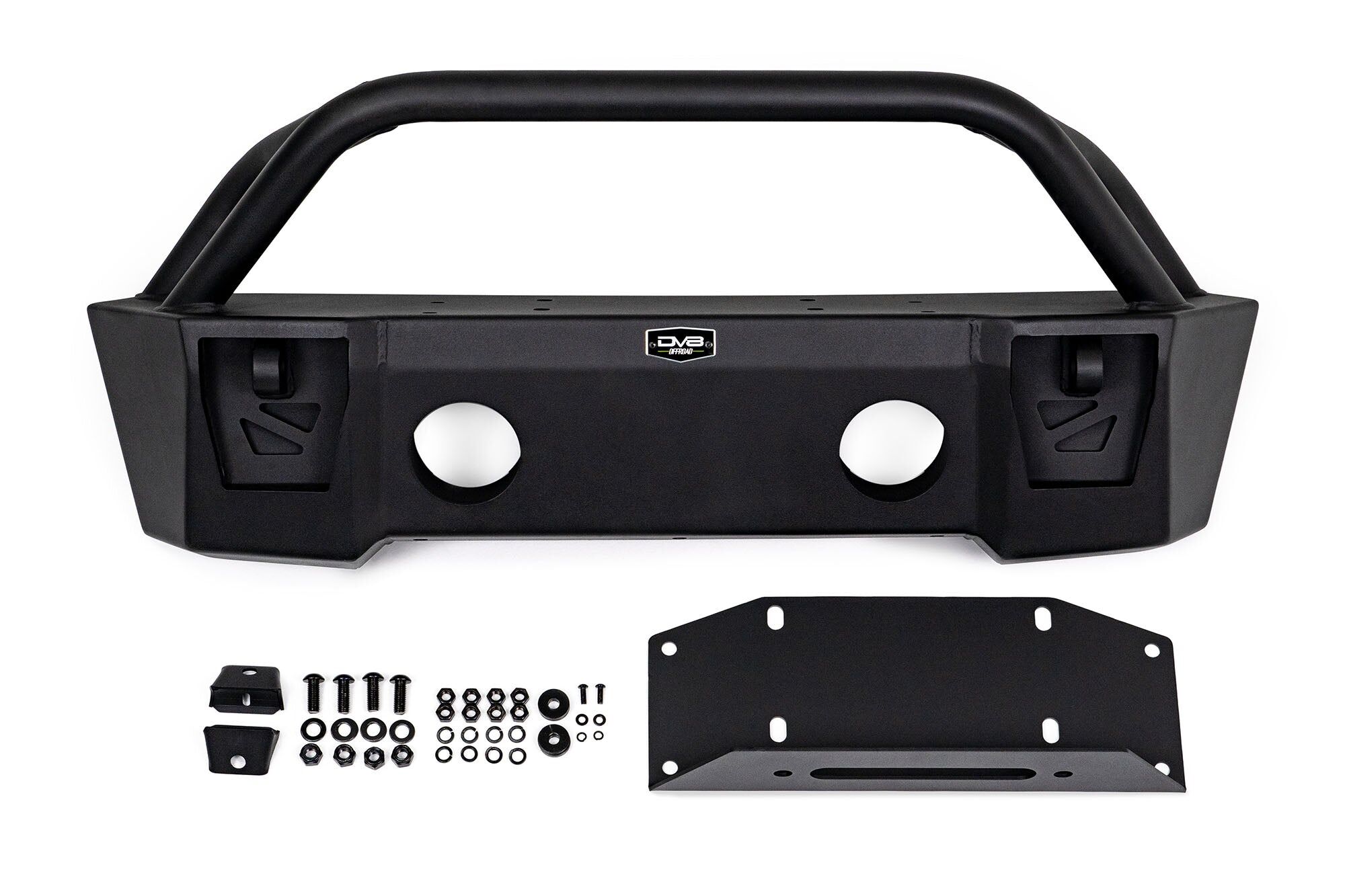 2007-22 Jeep Wrangler JK, JL, & JT Pocket Front Bumper by DV8 Off-Road