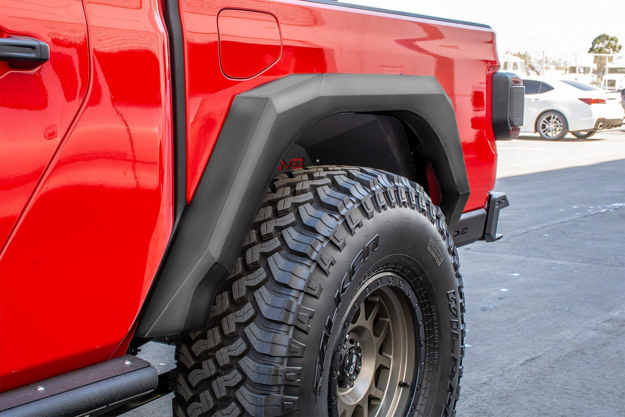 2020-2022 Jeep Gladiator JT Armor Fender Flares Front & Rear by DV8 Off-Road