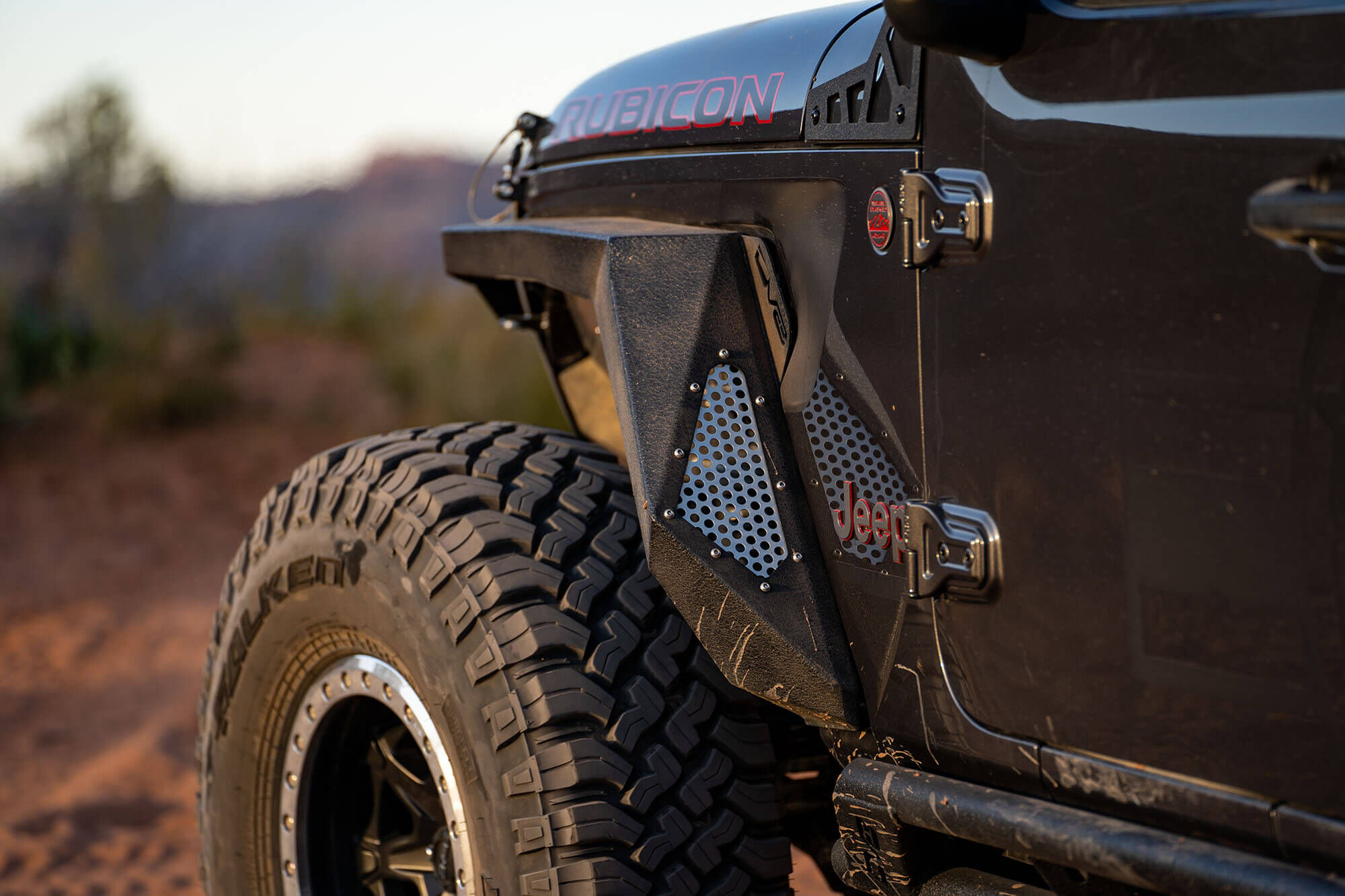 2018-2022 Jeep Wrangler JL Armor Fender Flares Front & Rear by DV8 Off-Road