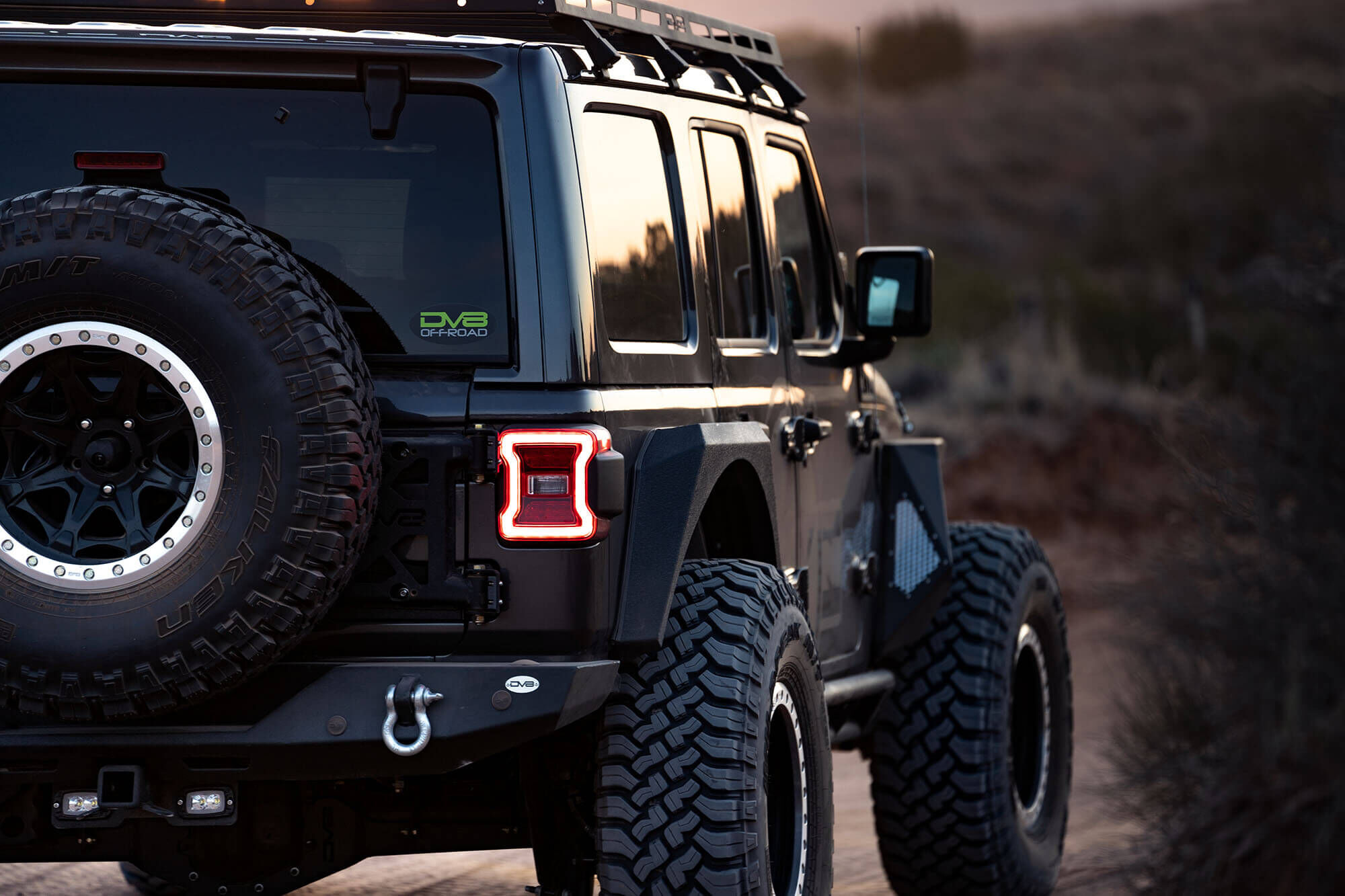 2018-2022 Jeep Wrangler JL Armor Fender Flares Front & Rear by DV8 Off-Road