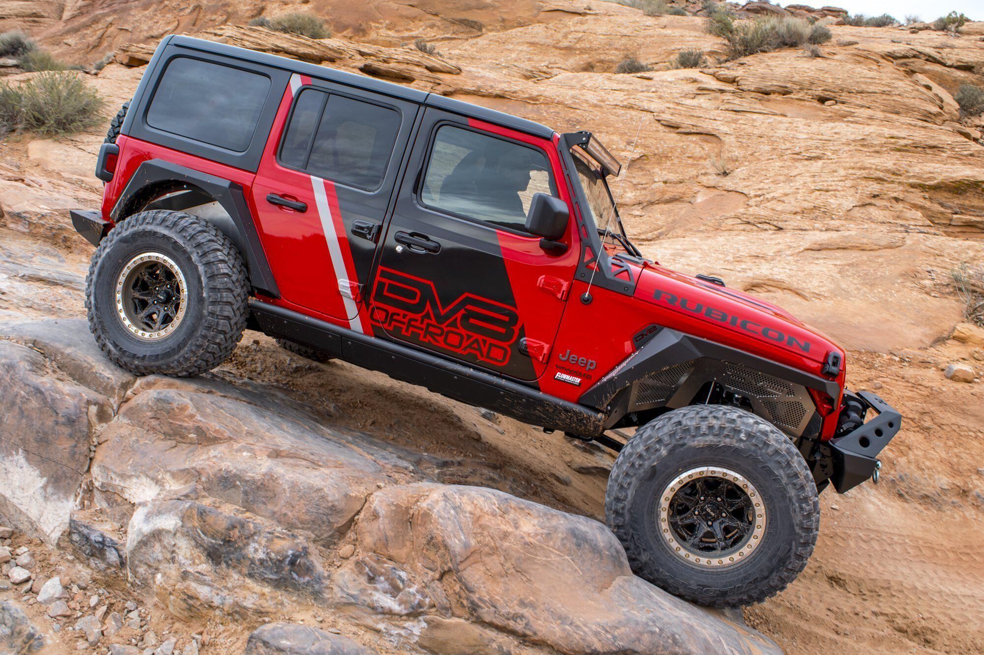 2018-2022 Jeep Wrangler JL Armor Fender Flares Front & Rear by DV8 Off-Road