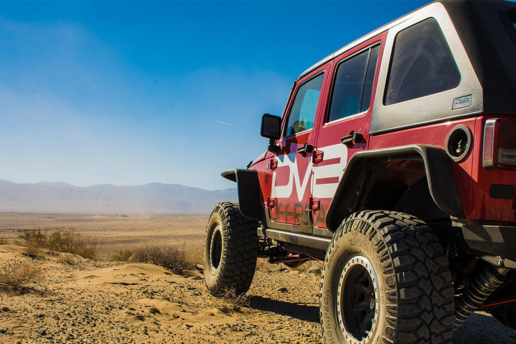 2007-2018 Jeep Wrangler JK Wide Fender Flares Front & Rear by DV8 Off-Road
