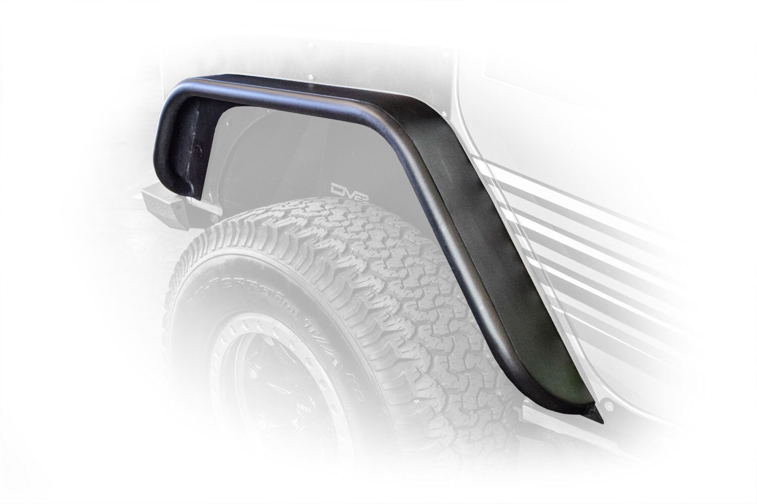 2007-2018 Jeep Wrangler JK Wide Fender Flares Front & Rear by DV8 Off-Road