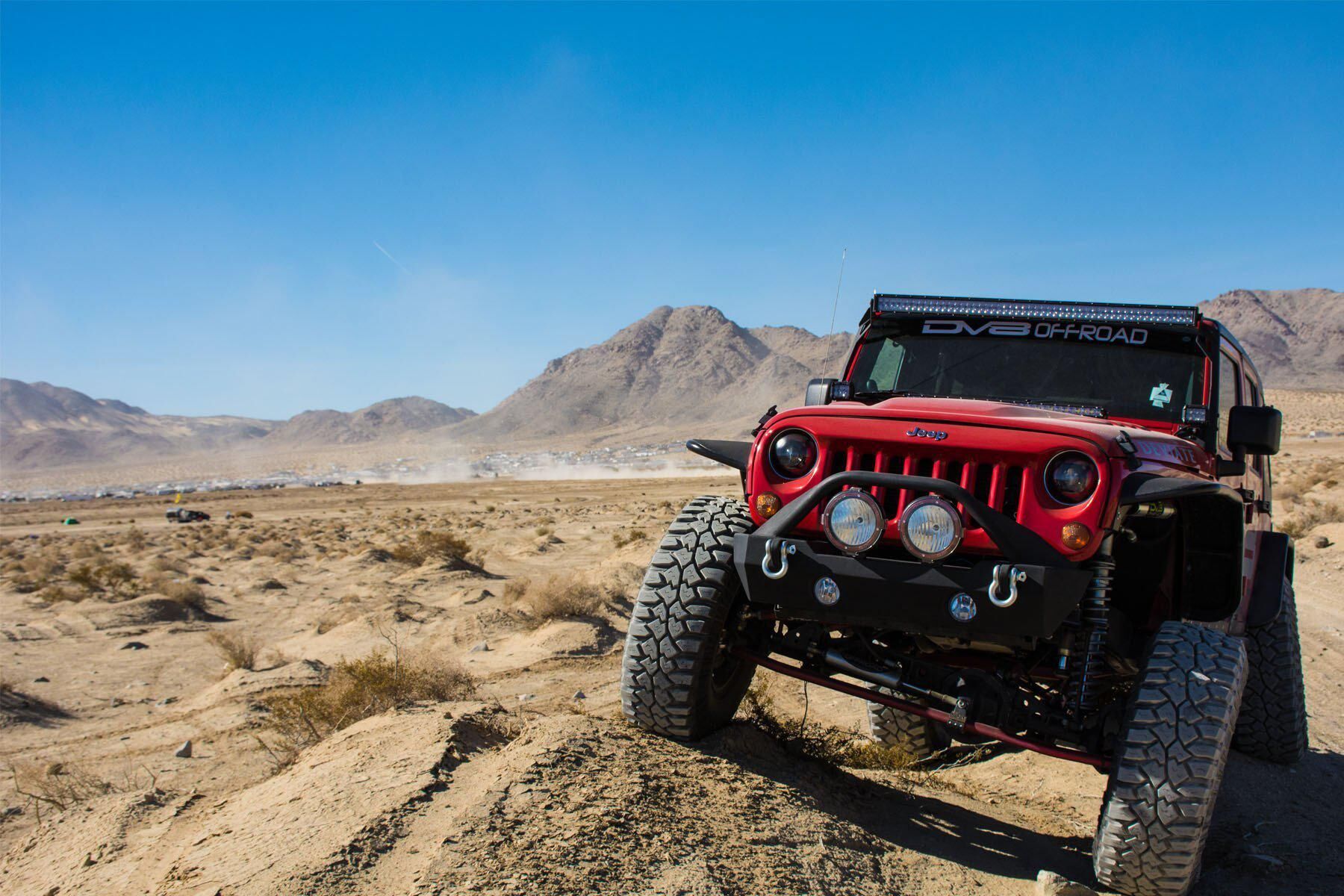 2007-2018 Jeep Wrangler JK Wide Fender Flares Front & Rear by DV8 Off-Road