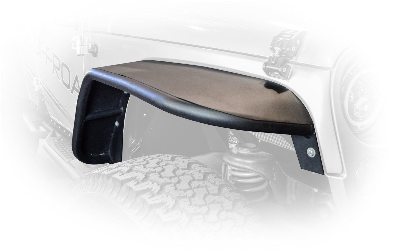 2007-2018 Jeep Wrangler JK Wide Fender Flares Front & Rear by DV8 Off-Road - FENDB-02