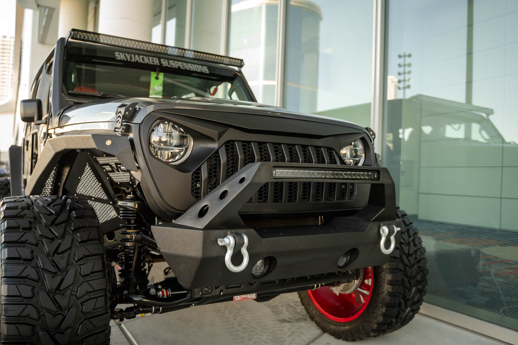 2018-2022 Jeep Wrangler JL & 2020-2022 JT Replacement Grille Black by DV8 Off-Road