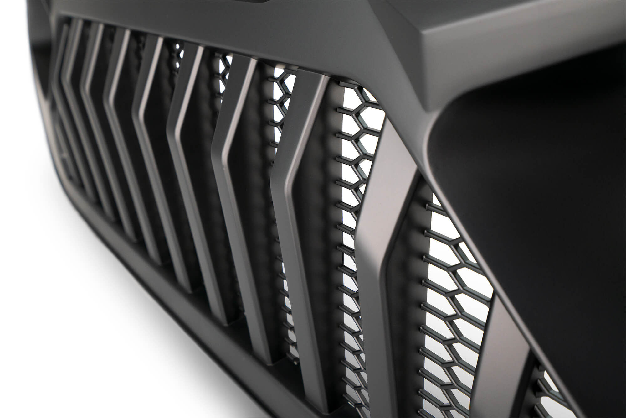2018-2022 Jeep Wrangler JL & 2020-2022 JT Replacement Grille Black by DV8 Off-Road