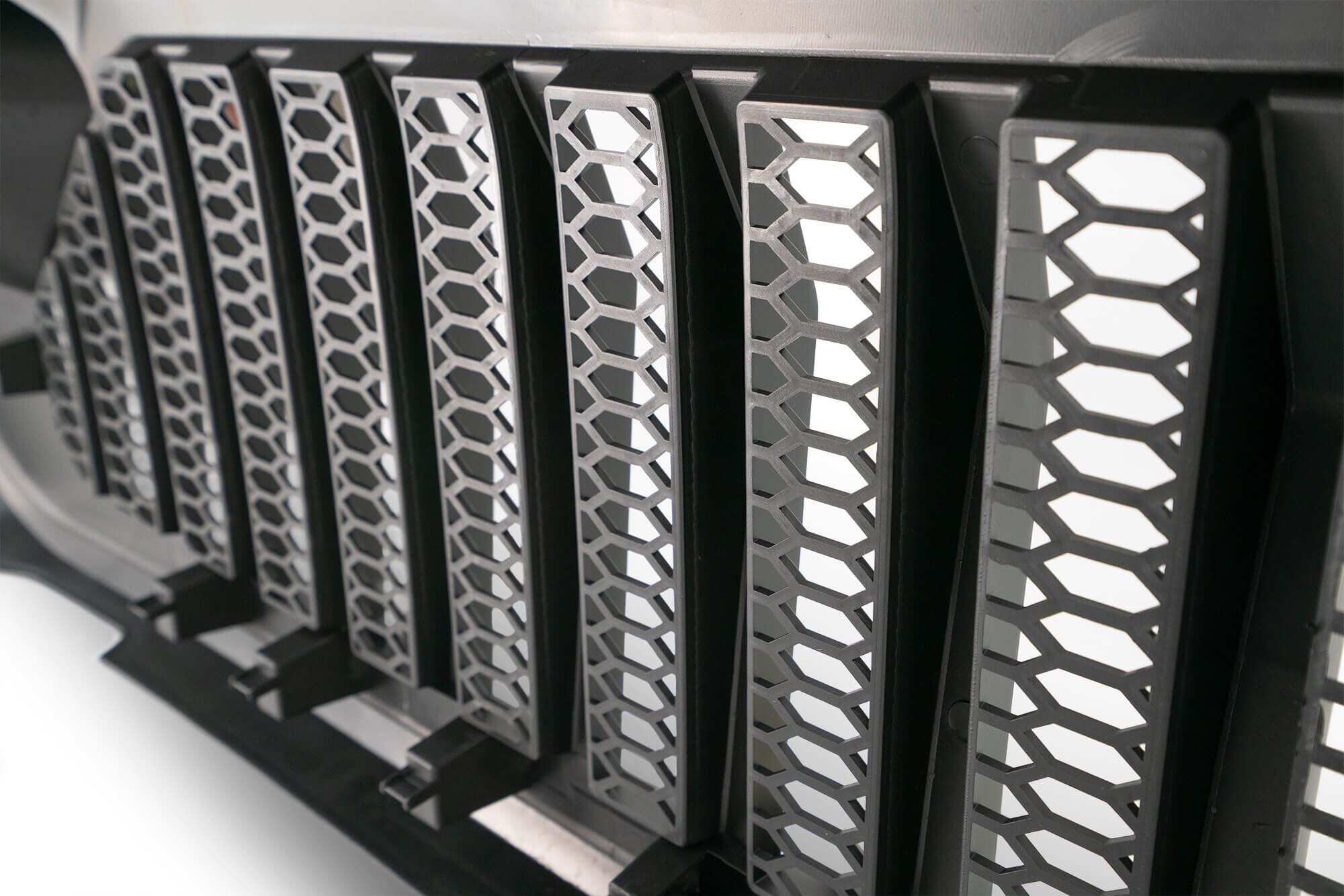 2018-2022 Jeep Wrangler JL & 2020-2022 JT Replacement Grille Black by DV8 Off-Road