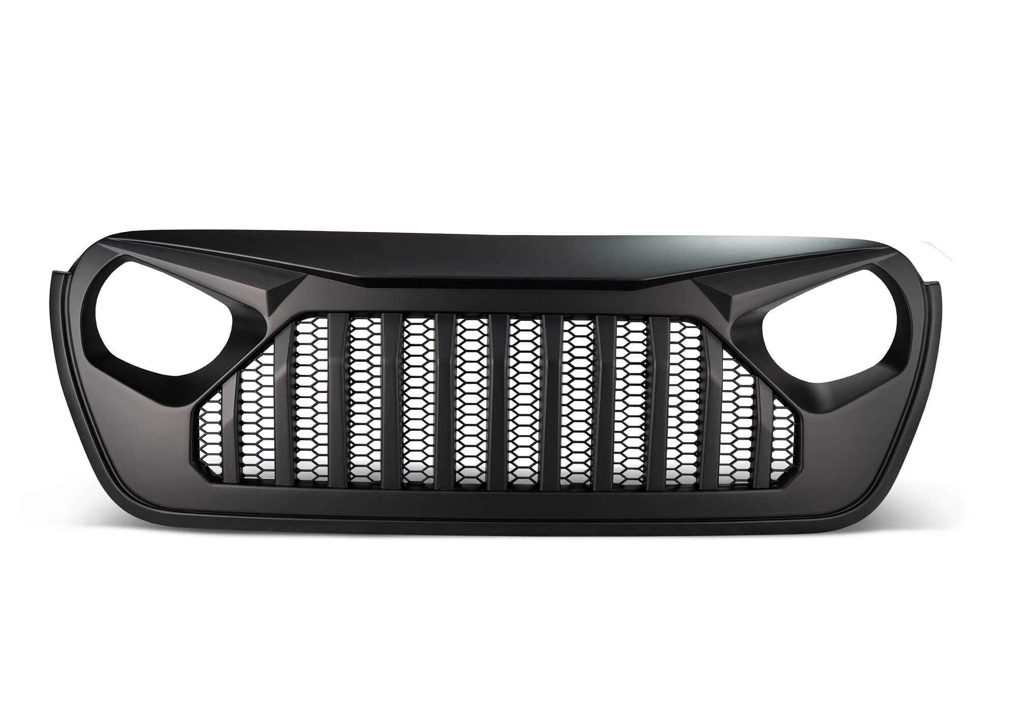 2018-2022 Jeep Wrangler JL & 2020-2022 JT Replacement Grille Black by DV8 Off-Road - GRJL-01