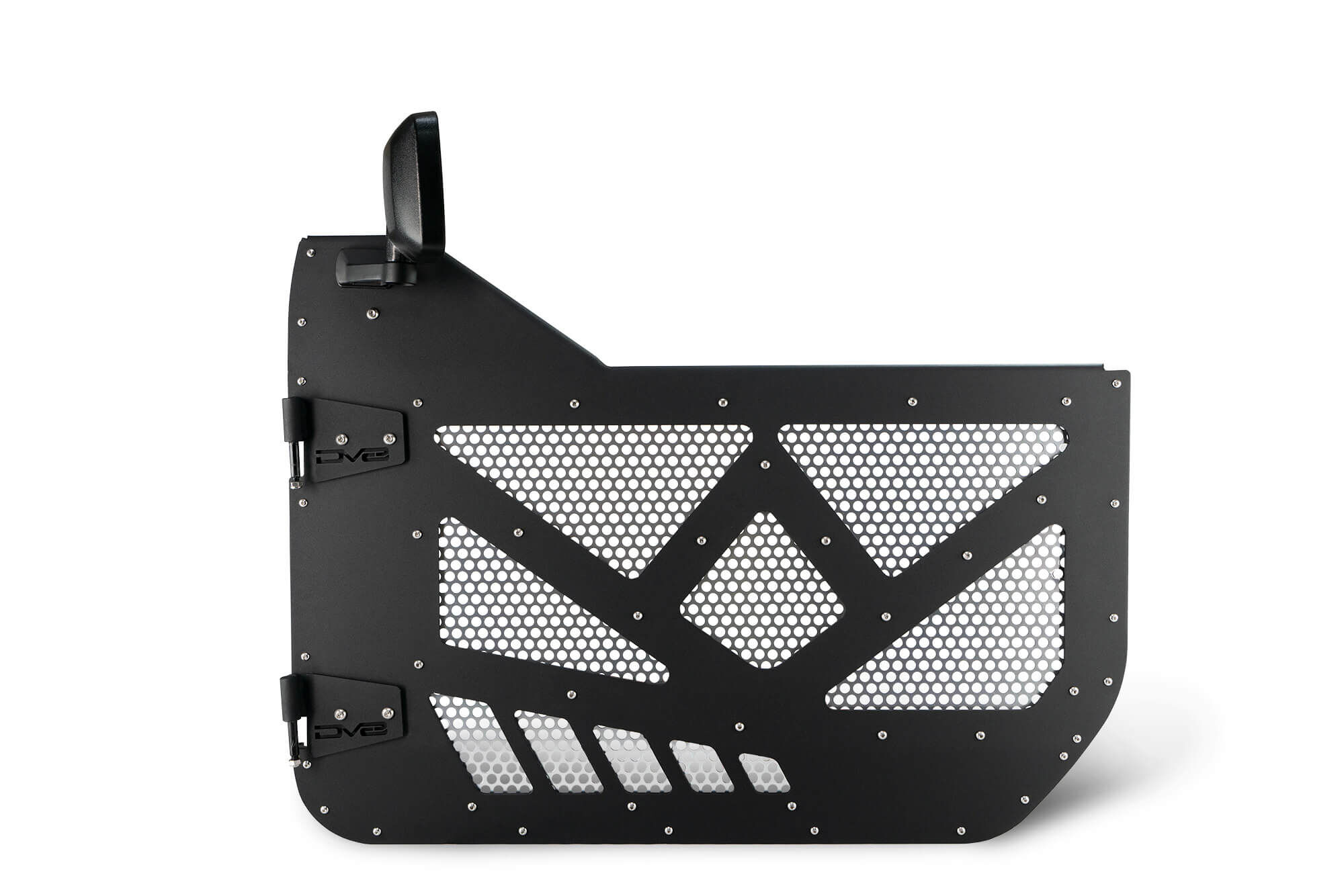 2018-2022 Jeep Wrangler JL & 2020-2022 JT Half-Doors With Aluminum Mesh by DV8 Off-Road - HDJL-01R