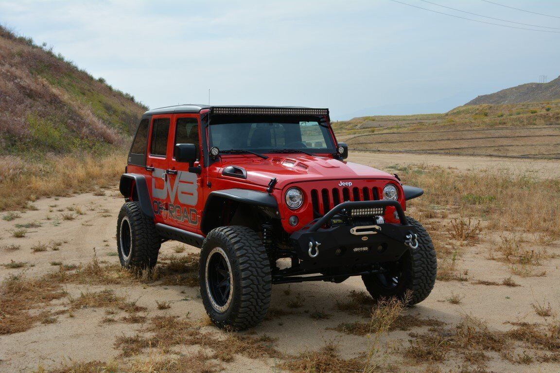 2007-2018 Jeep Wrangler JK Heat Dispersion Hood by DV8 Off-Road