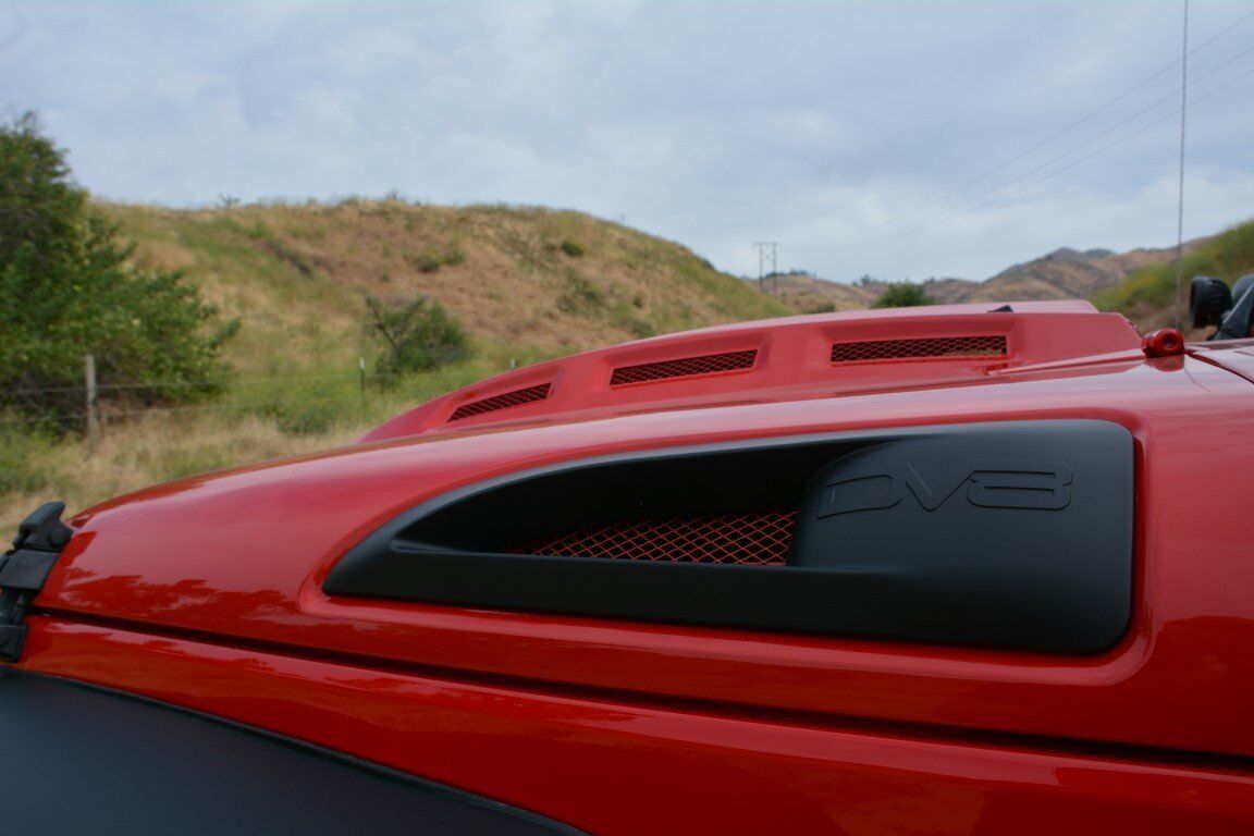 2007-2018 Jeep Wrangler JK Heat Dispersion Hood by DV8 Off-Road
