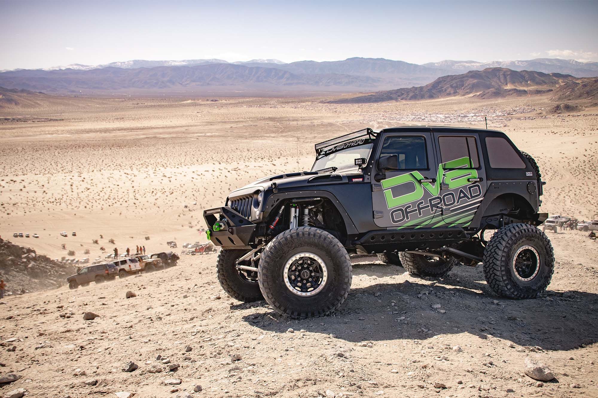 2007-2018 Jeep Wrangler JK Heat Dispersion Hood by DV8 Off-Road