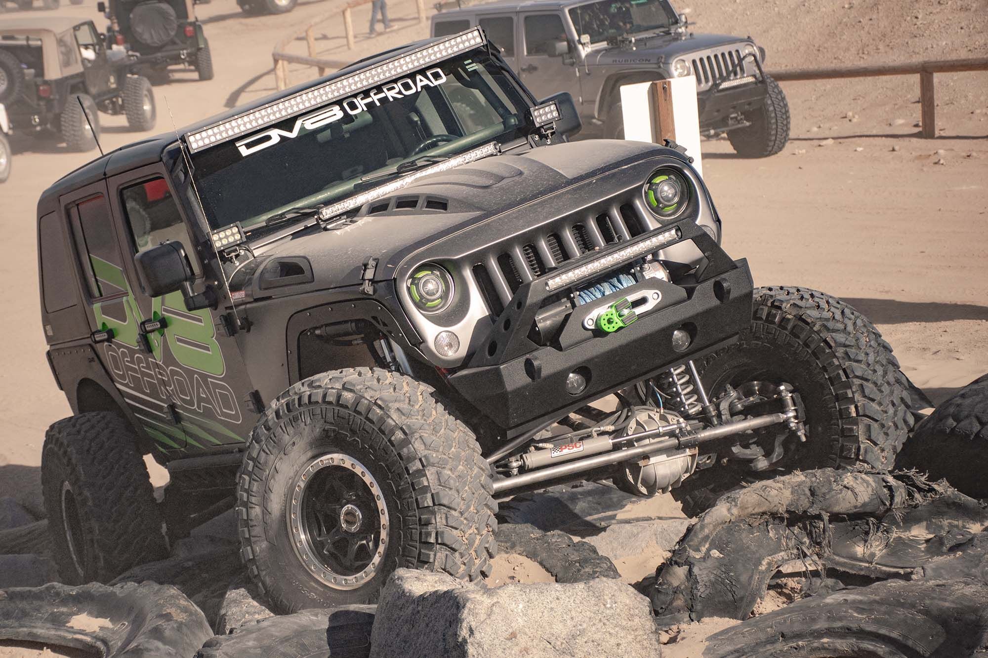 2007-2018 Jeep Wrangler JK Heat Dispersion Hood by DV8 Off-Road