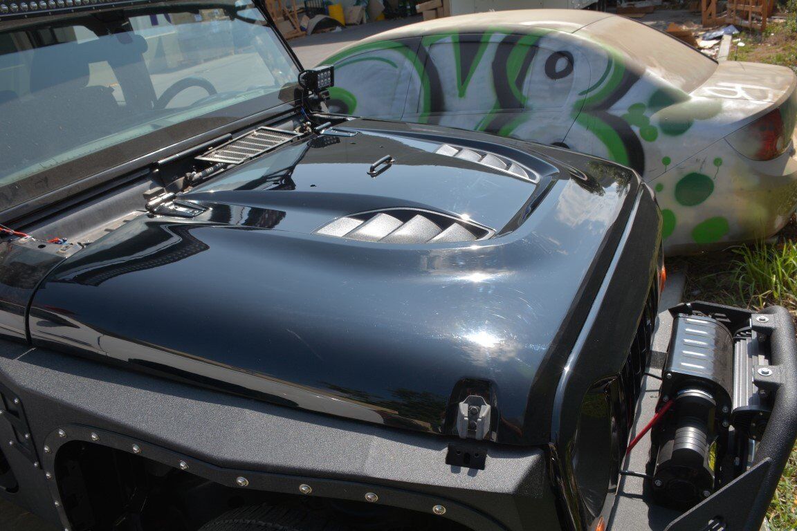 2007-2018 Jeep Wrangler JK 10Th Anniversary Hood by DV8 Off-Road