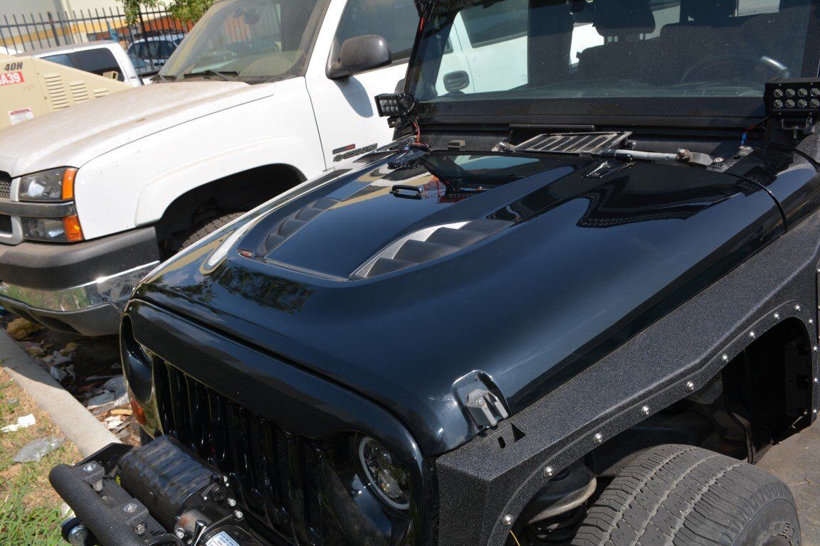 2007-2018 Jeep Wrangler JK 10Th Anniversary Hood by DV8 Off-Road