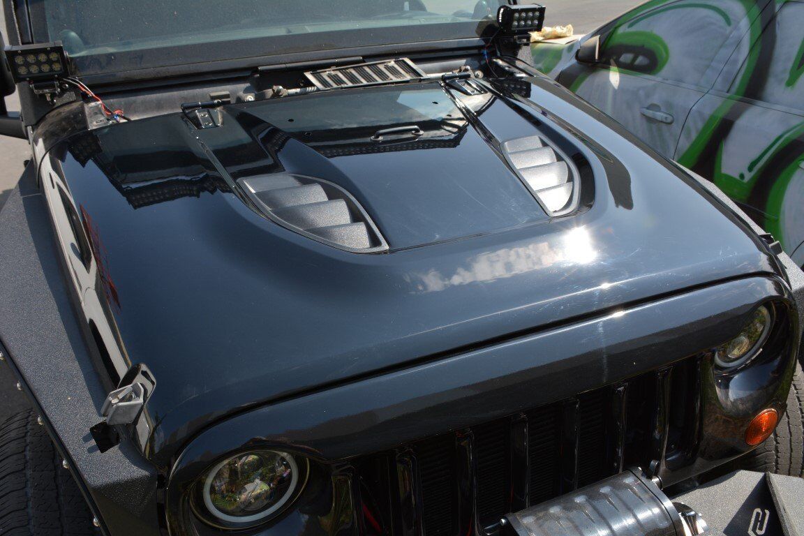 2007-2018 Jeep Wrangler JK 10Th Anniversary Hood by DV8 Off-Road