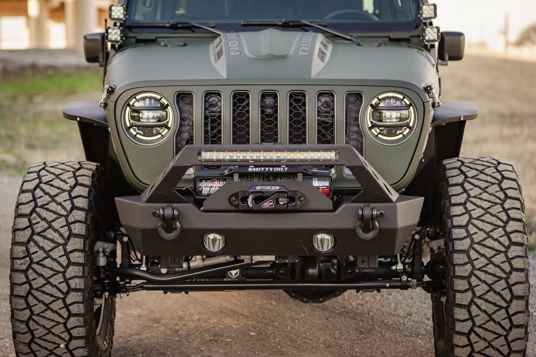 2018-2022 Jeep Wrangler JL & 2020-2022 Jeep Gladiator JT Heat Dispersion Hood by DV8 Off-Road