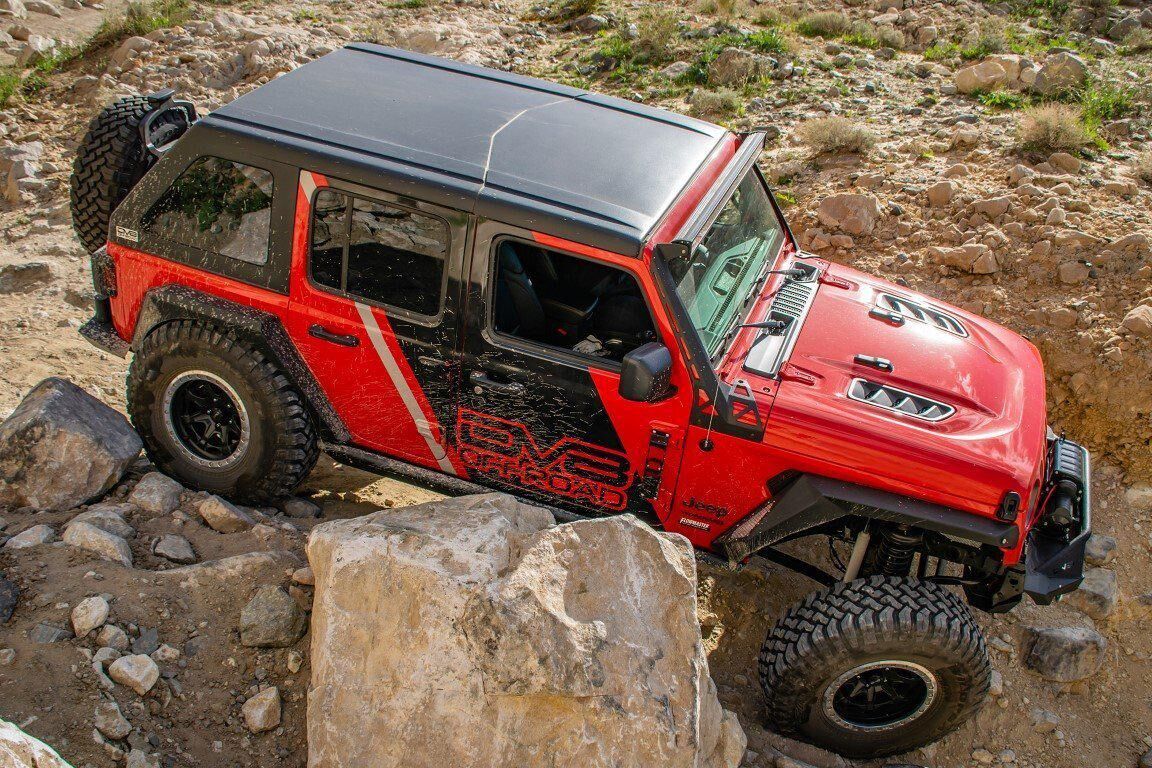 2018-2022 Jeep Wrangler JL & 2020-2022 JT Rubicon Replica Hood by DV8 Off-Road