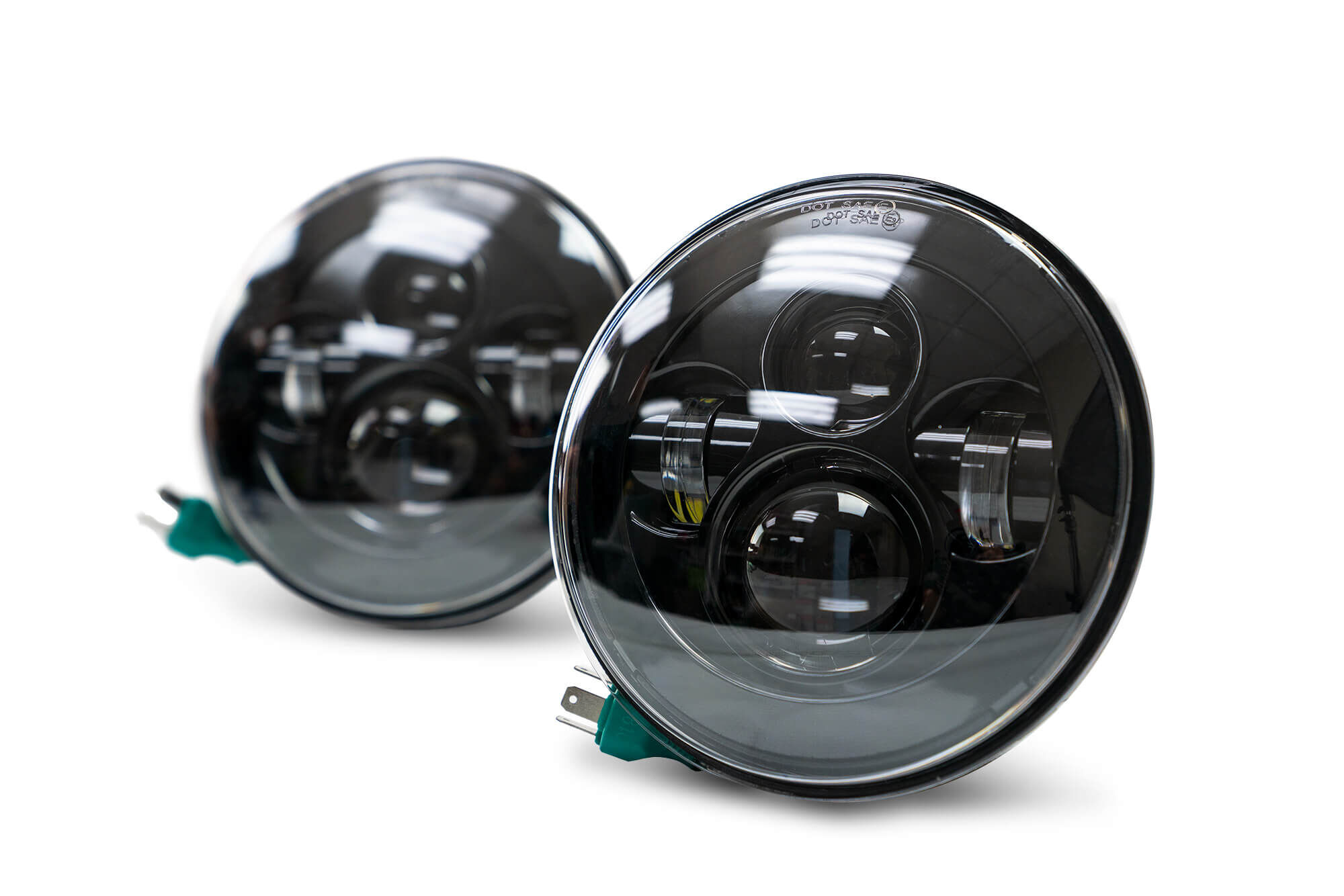 2007-2018 Jeep Wrangler JK Projector Led Headlights by DV8 Off-Road