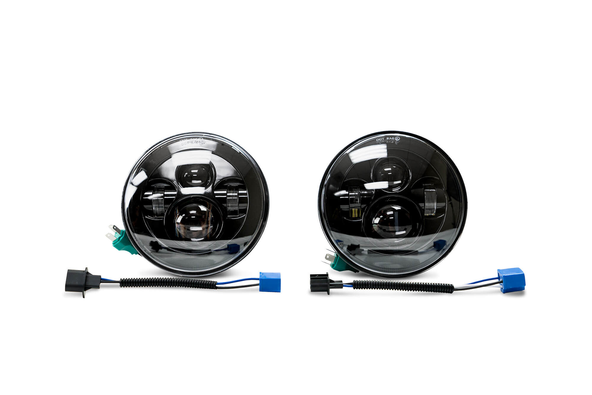 2007-2018 Jeep Wrangler JK Projector Led Headlights by DV8 Off-Road