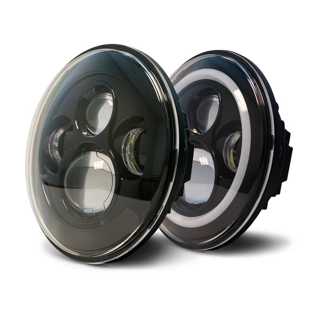 2007-2018 Jeep Wrangler JK Projector Led Headlights by DV8 Off-Road - HL7JK-02