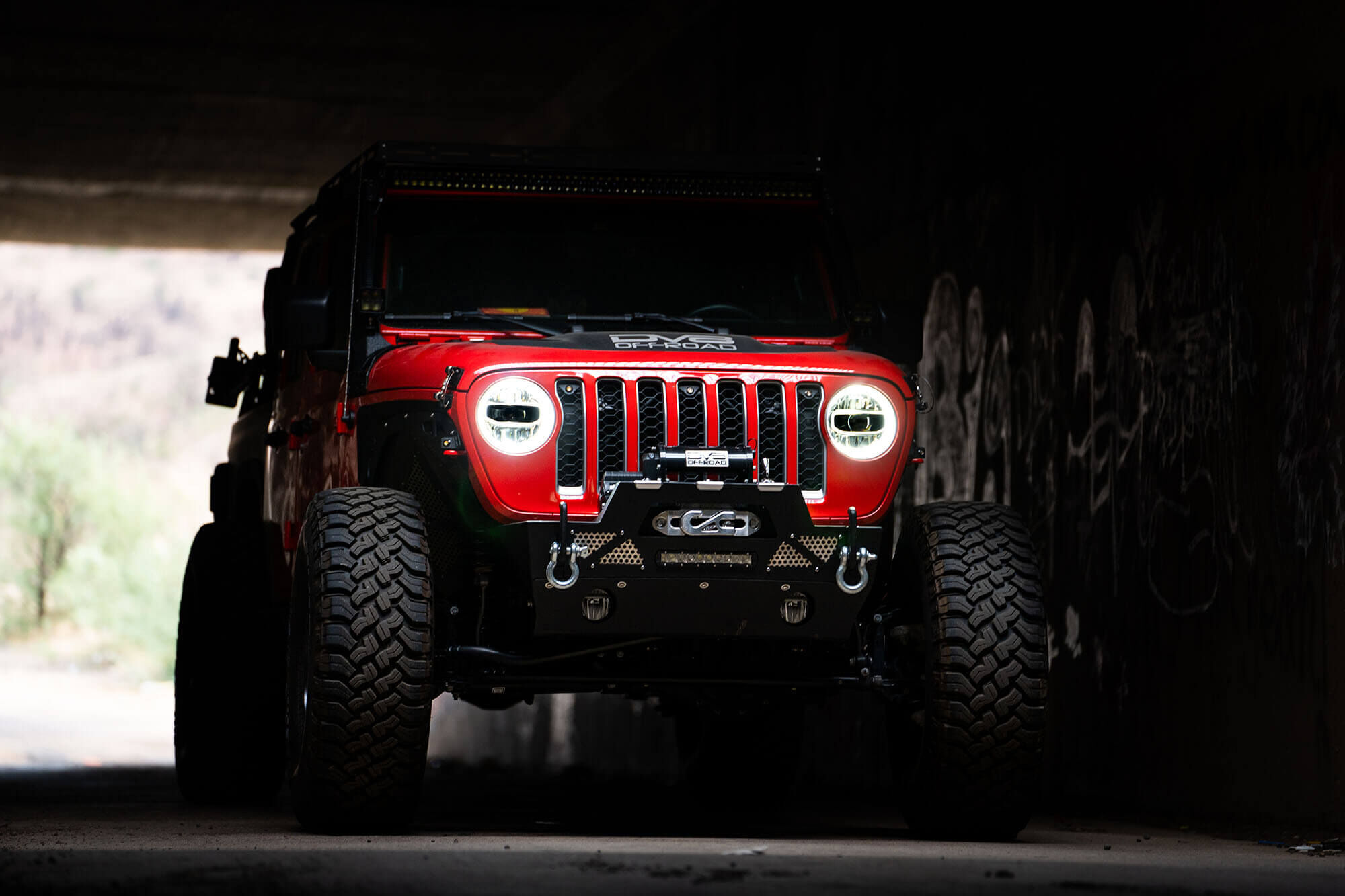2018-2022 Jeep Wrangler JL & 2020-2022 JT Led Headlights Chrome by DV8 Off-Road