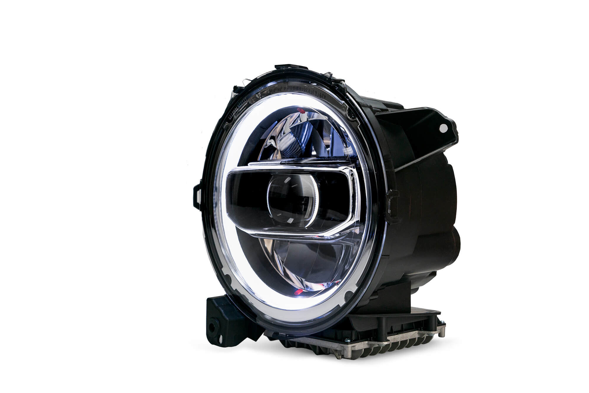 2018-2022 Jeep Wrangler JL & 2020-2022 JT Led Headlights Chrome by DV8 Off-Road - HLCJL-01