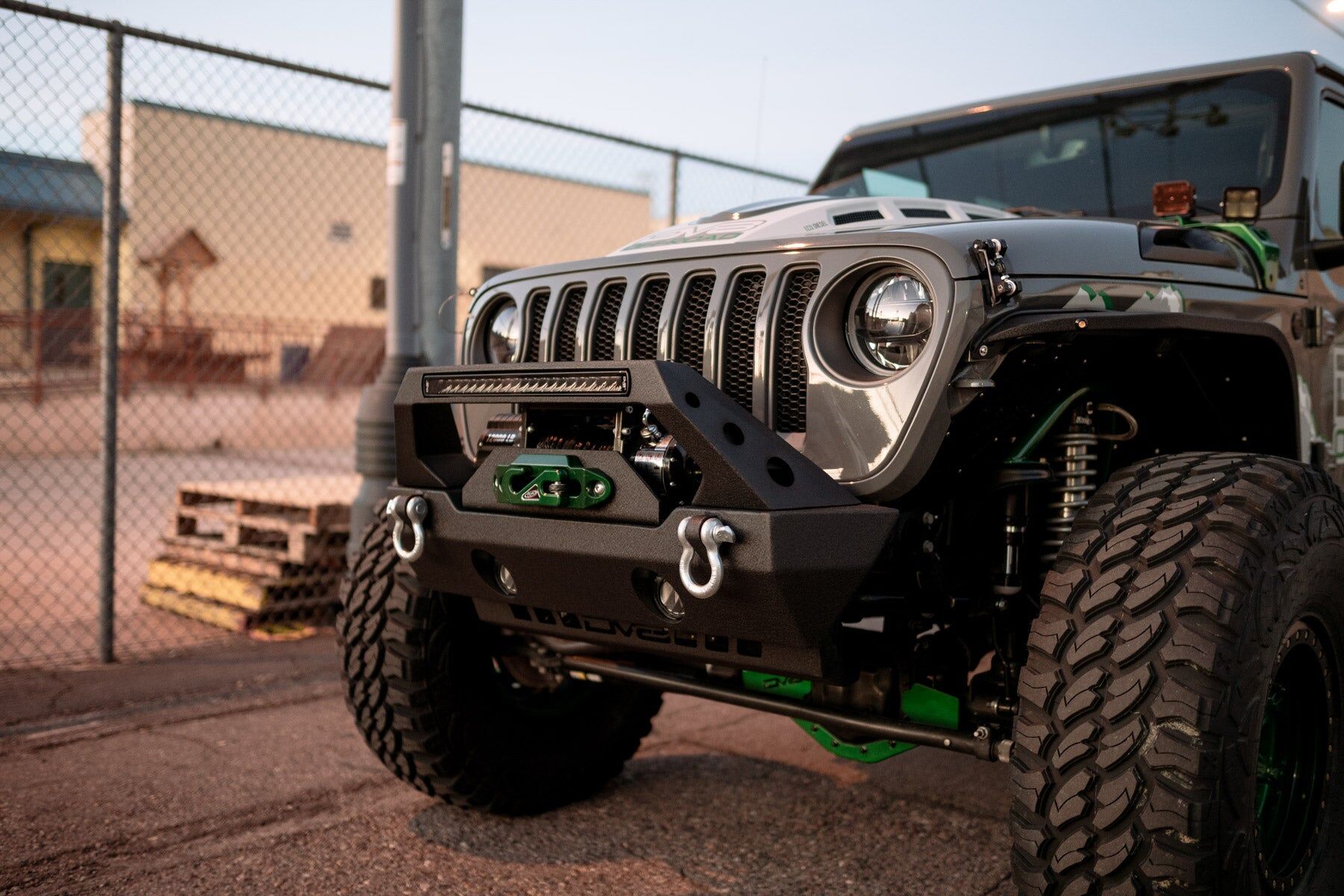 2018-2022 Jeep Wrangler JL & 2020-2022 Jeep Gladiator JT Led Headlights Black by DV8 Off-Road