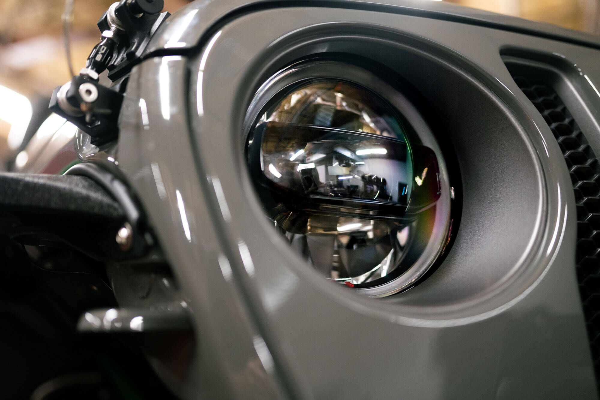 2018-2022 Jeep Wrangler JL & 2020-2022 Jeep Gladiator JT Led Headlights Black by DV8 Off-Road