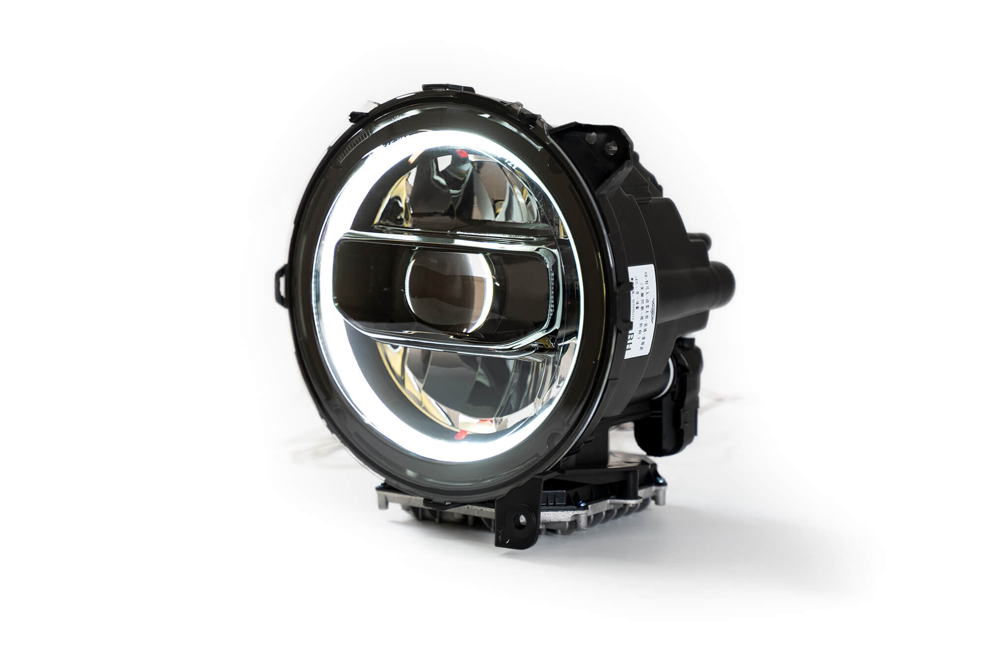 2018-2022 Jeep Wrangler JL & 2020-2022 Jeep Gladiator JT Led Headlights Black by DV8 Off-Road - HLCJL-02