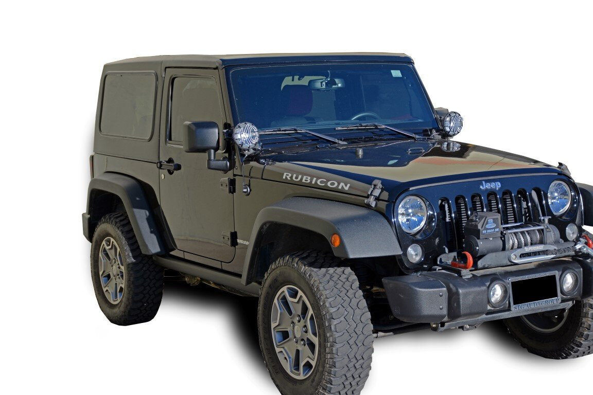 2007-2018 Jeep Wrangler JK 2-Door Square Back Hard Top by DV8 Off-Road