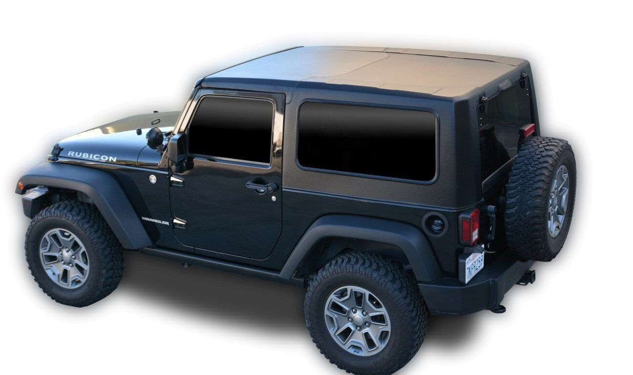 2007-2018 Jeep Wrangler JK 2-Door Square Back Hard Top by DV8 Off-Road