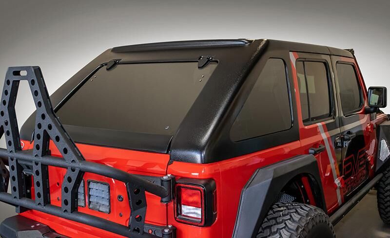 2018-2022 Jeep Wrangler JL 4 Door Razor Series Fastback Hard Top by DV8 Off-Road - HTJL02-B
