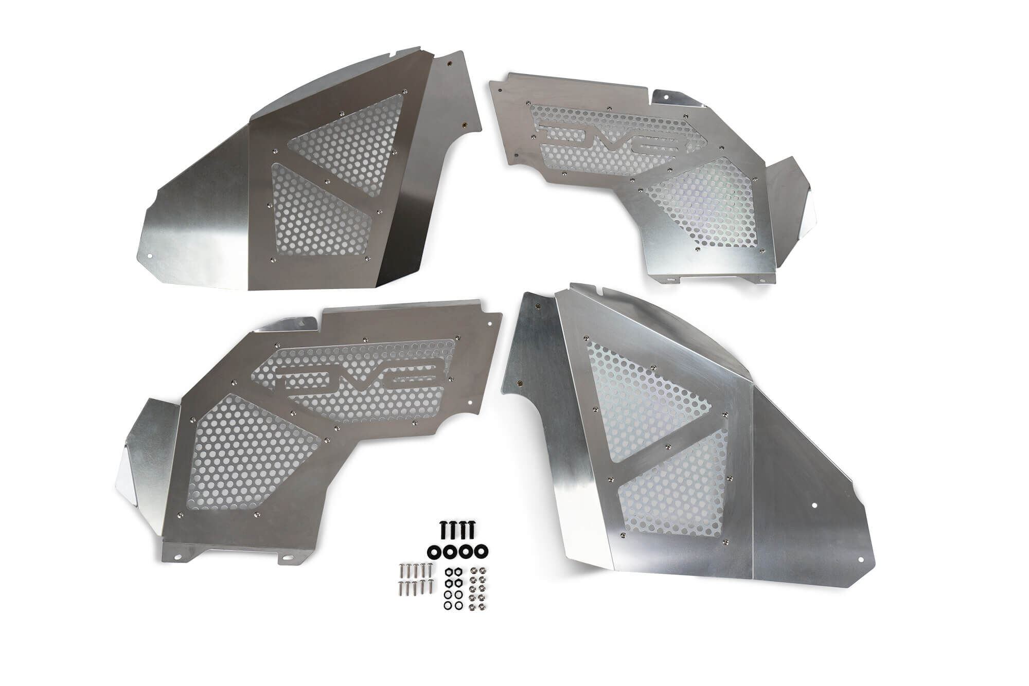 2018-2022 Jeep Wrangler JL & 2020-2022 JT Front Inner Fenders Black Or Raw by DV8 Off-Road