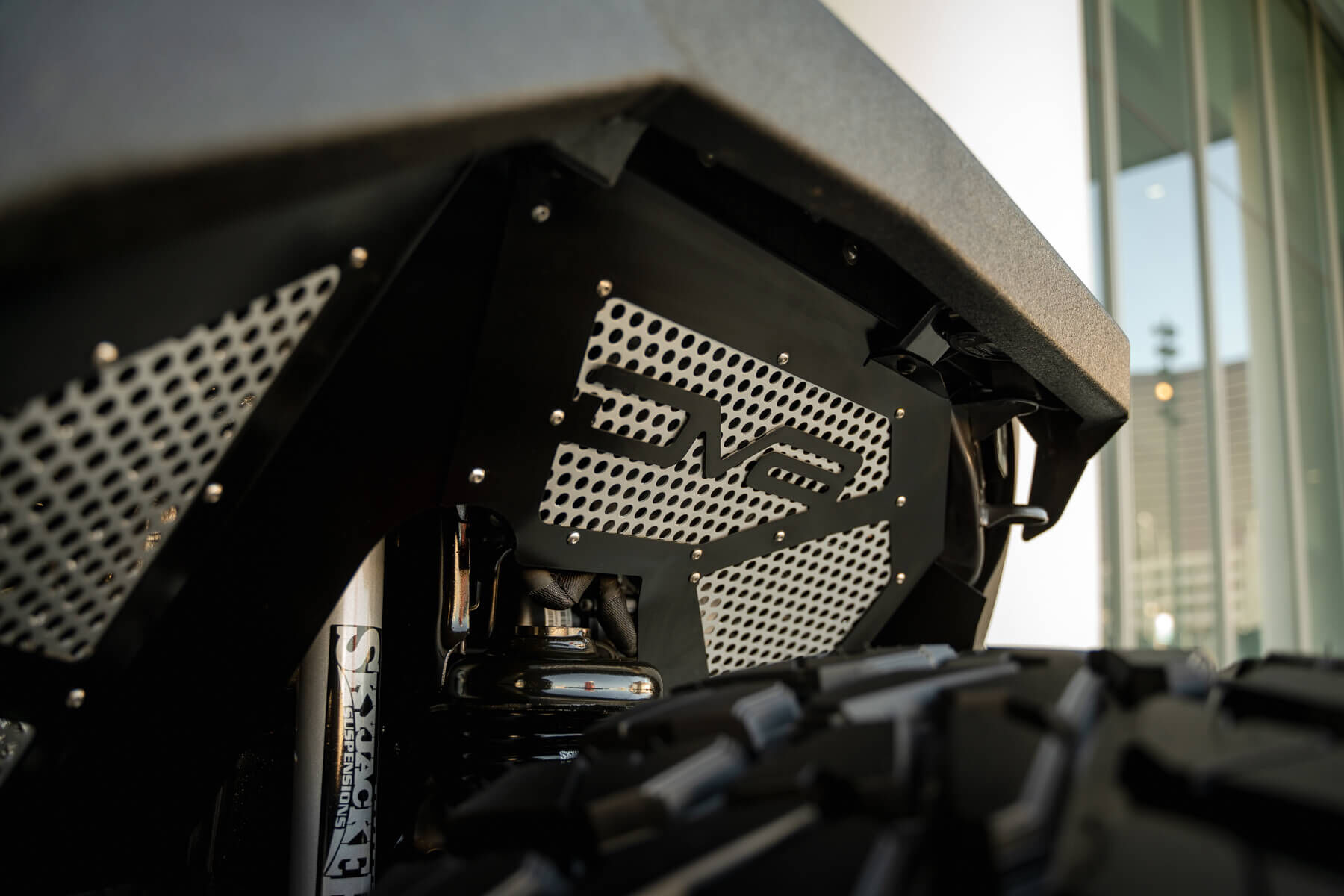2018-2022 Jeep Wrangler JL & 2020-2022 JT Front Inner Fenders Black Or Raw by DV8 Off-Road
