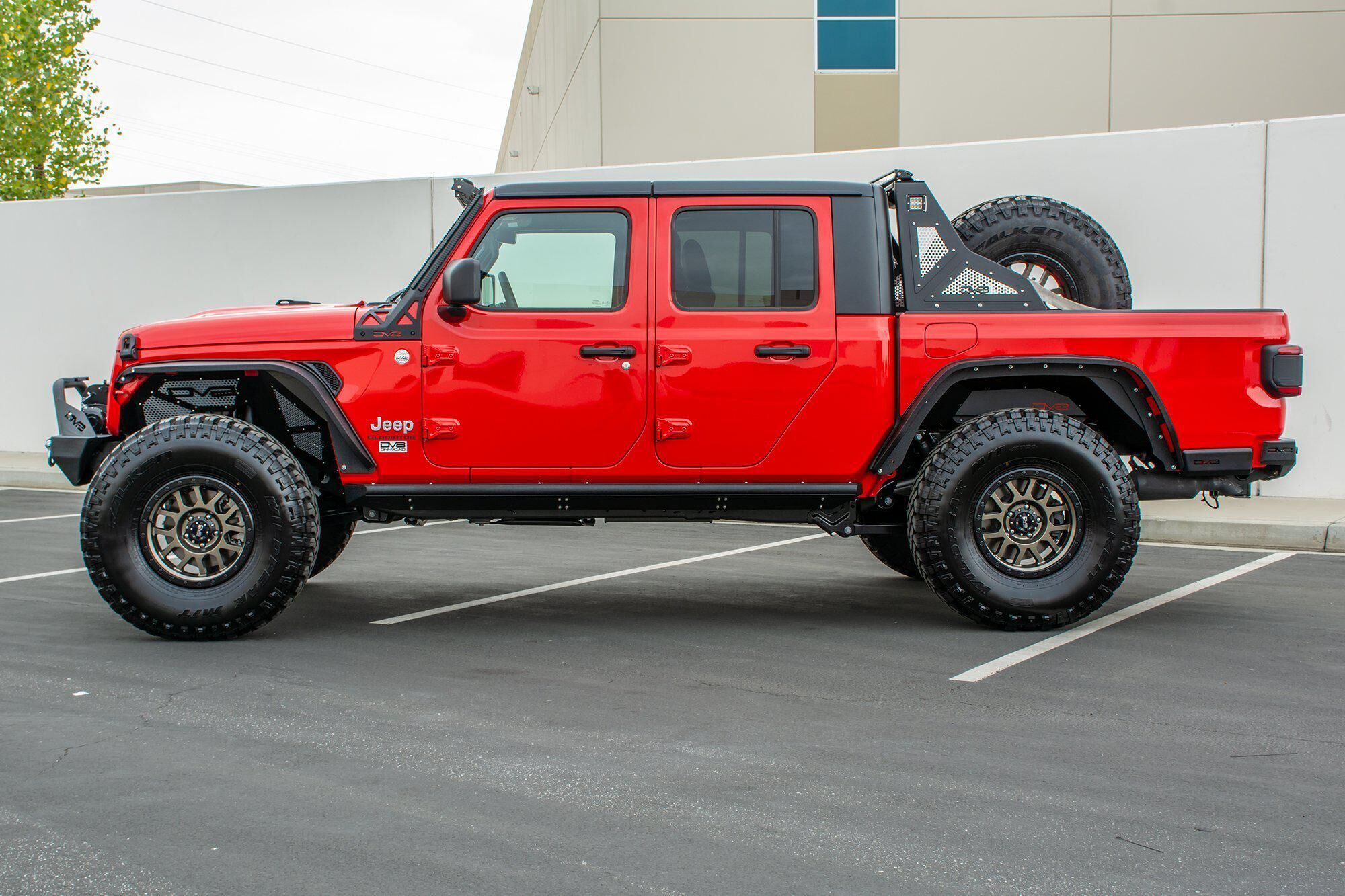 2020-2022 Jeep Gladiator JT Rear Inner Fenders Black by DV8 Off-Road