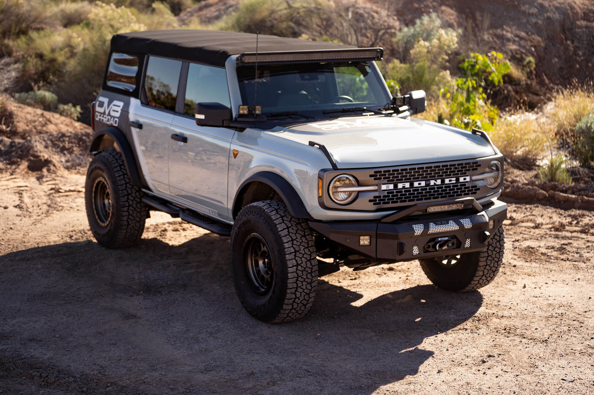 2021-2022 Ford Bronco 50-Inch Led Light Bar Mount by DV8 Off-Road