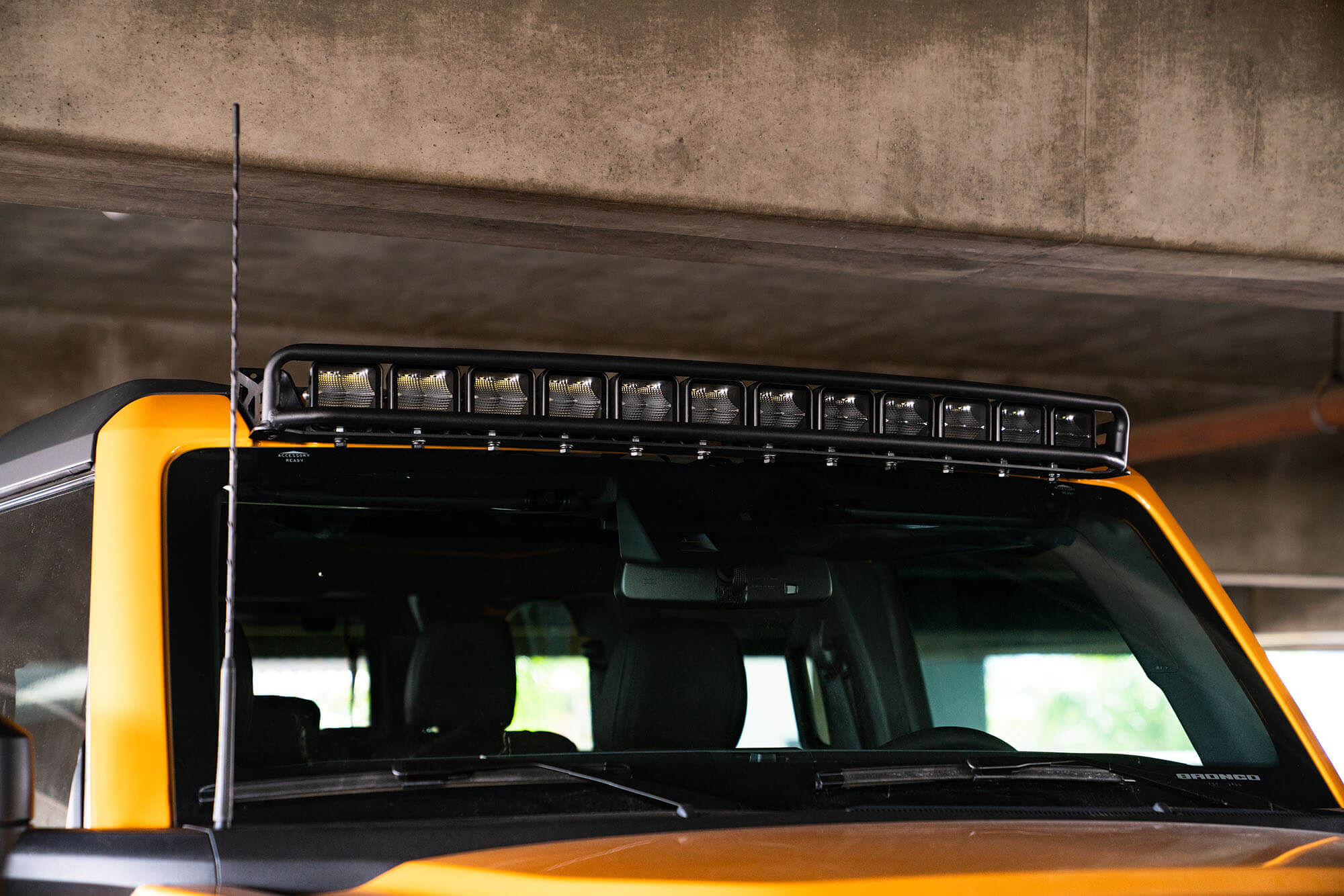 2021-2022 Ford Bronco 40-Inch Curved Light Bar Mount by DV8 Off-Road