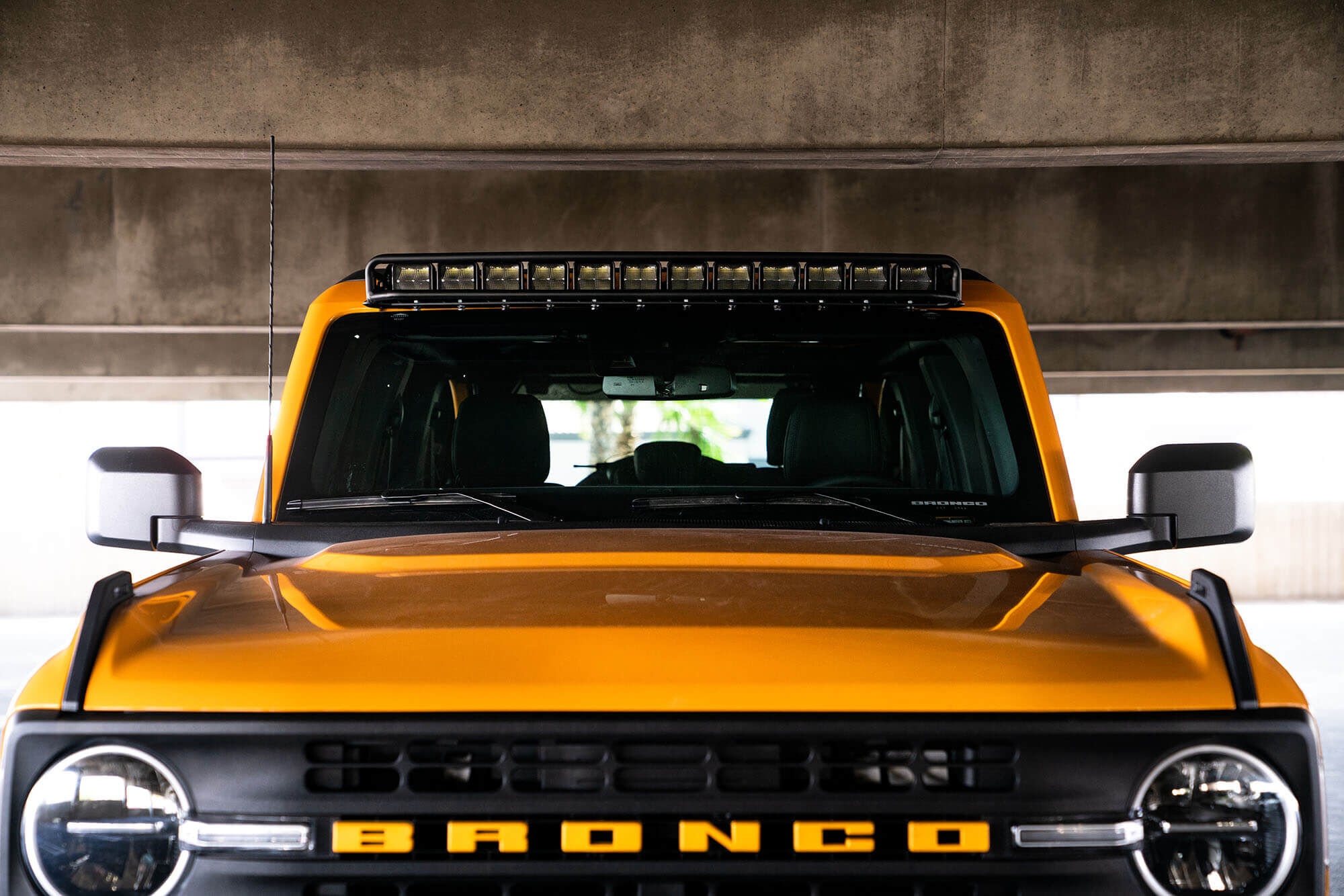 2021-2022 Ford Bronco 40-Inch Curved Light Bar Mount by DV8 Off-Road